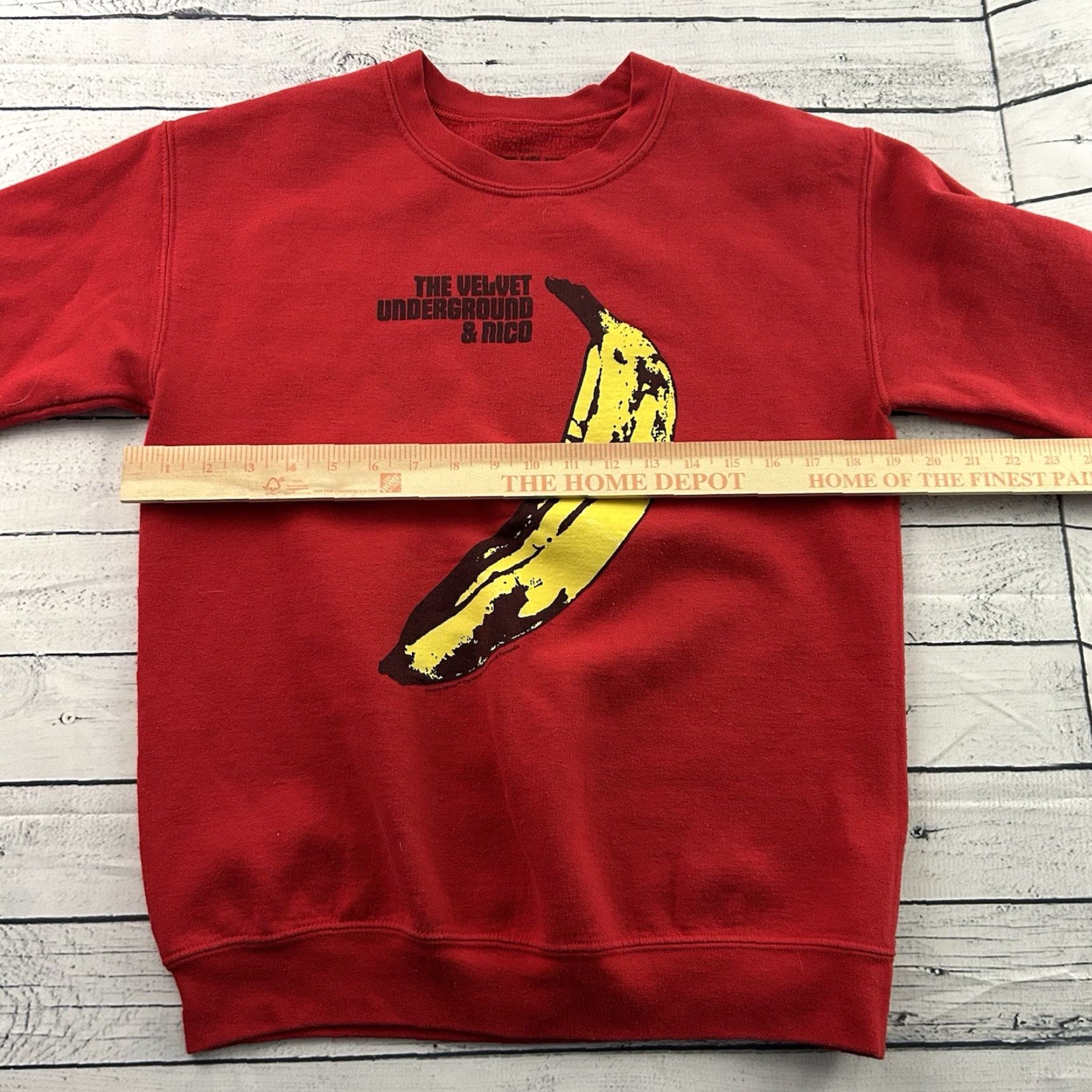 Velvet The Velvet Underground & Nico Pullover Sweatshirt Men’s Small Red Shirt Size US S / EU 44-46 / 1 - 4 Thumbnail