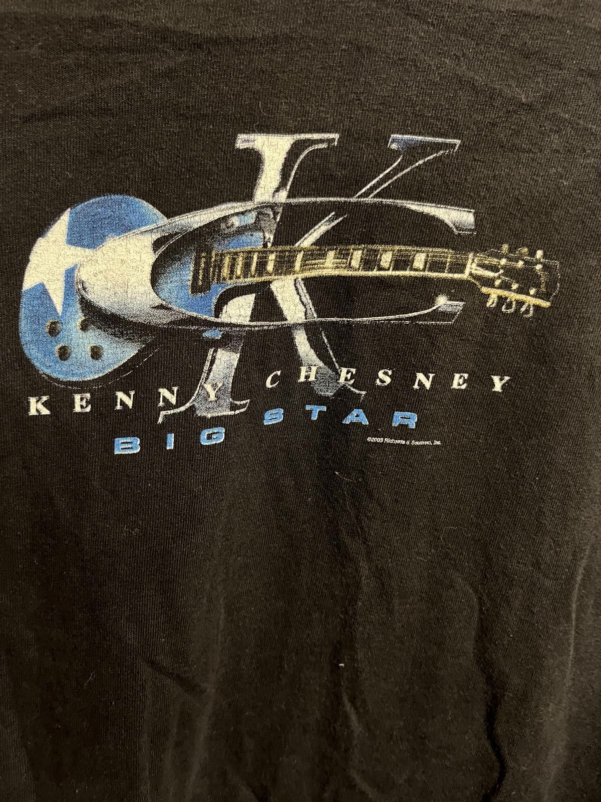 Designer Vintage Kenny Chesney T-shirt Big Star Texas Flag Shirt - L Size US L / EU 52-54 / 3 - 4 Thumbnail
