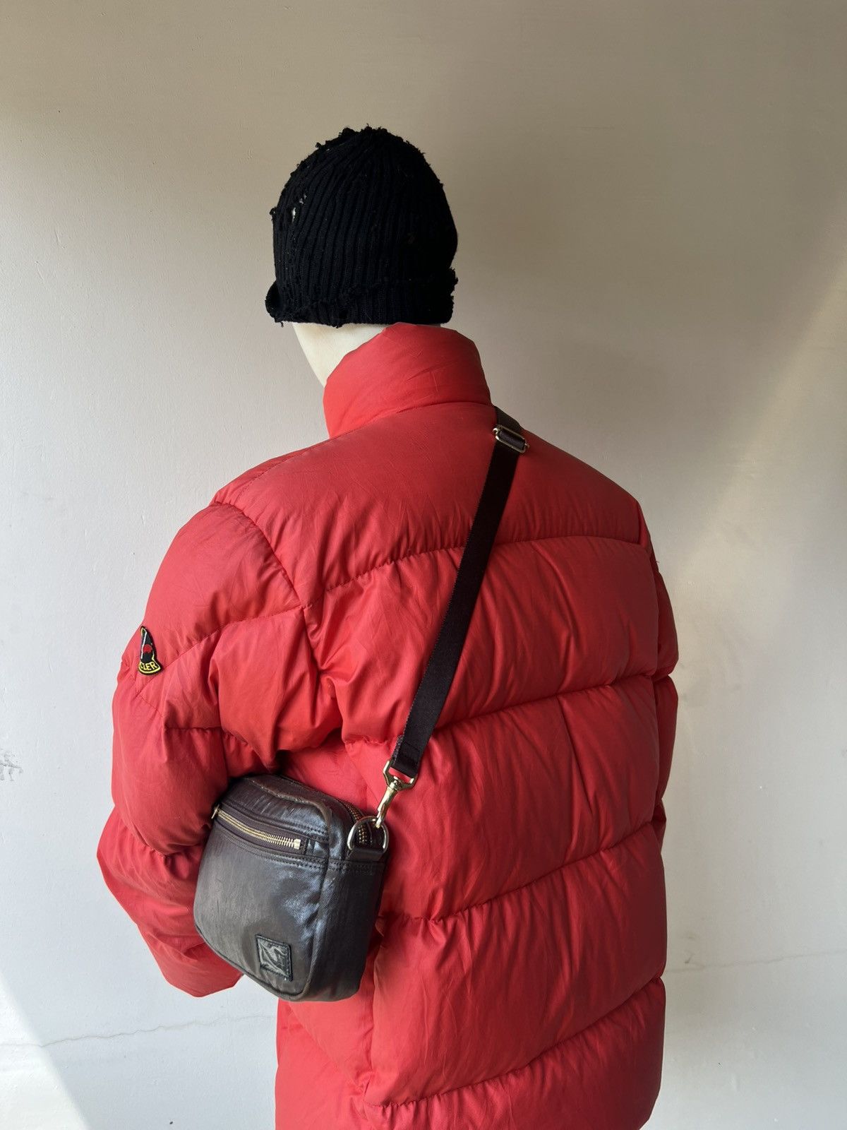 Porter By Yoshida Japan Distressed Coated Waxed Mini Bag