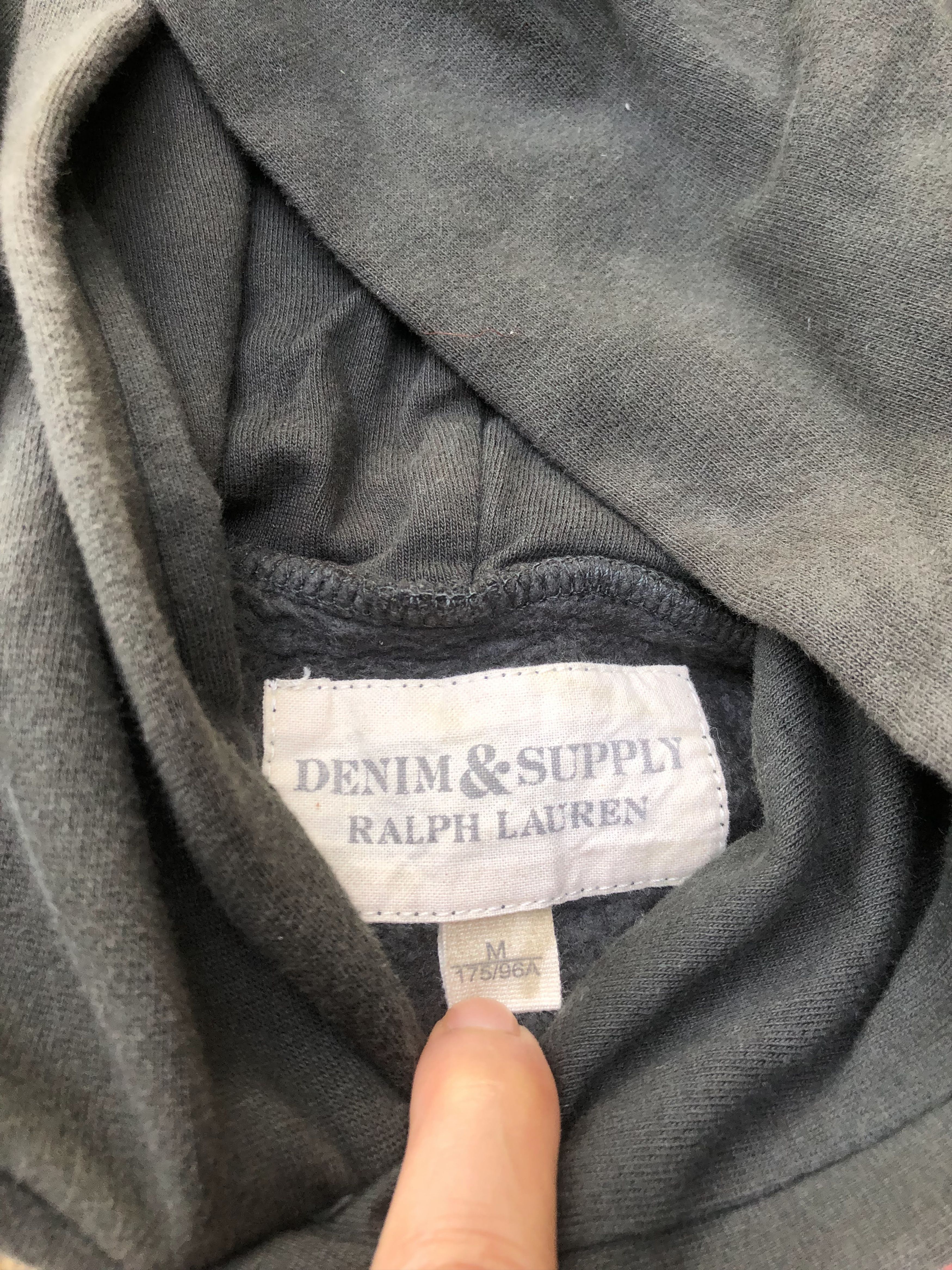 Polo Ralph Lauren Denim And Supply Ralph Lauren Hoodie (H072) Size US M / EU 48-50 / 2 - 4 Thumbnail