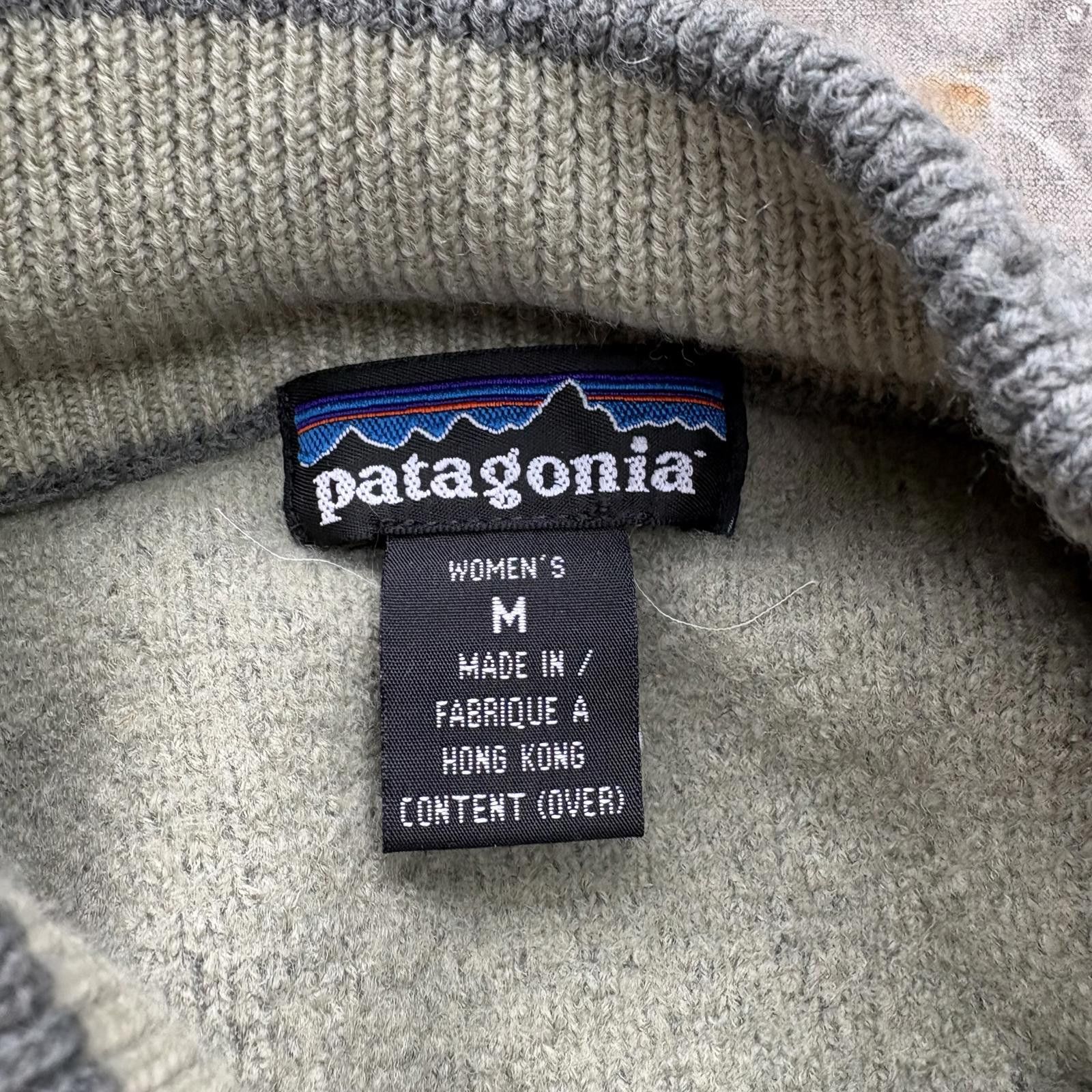 Patagonia Vintage Y2K Patagonia Lowland Pistachio Green Wool Cardigan Size M / US 6-8 / IT 42-44 - 2 Thumbnail