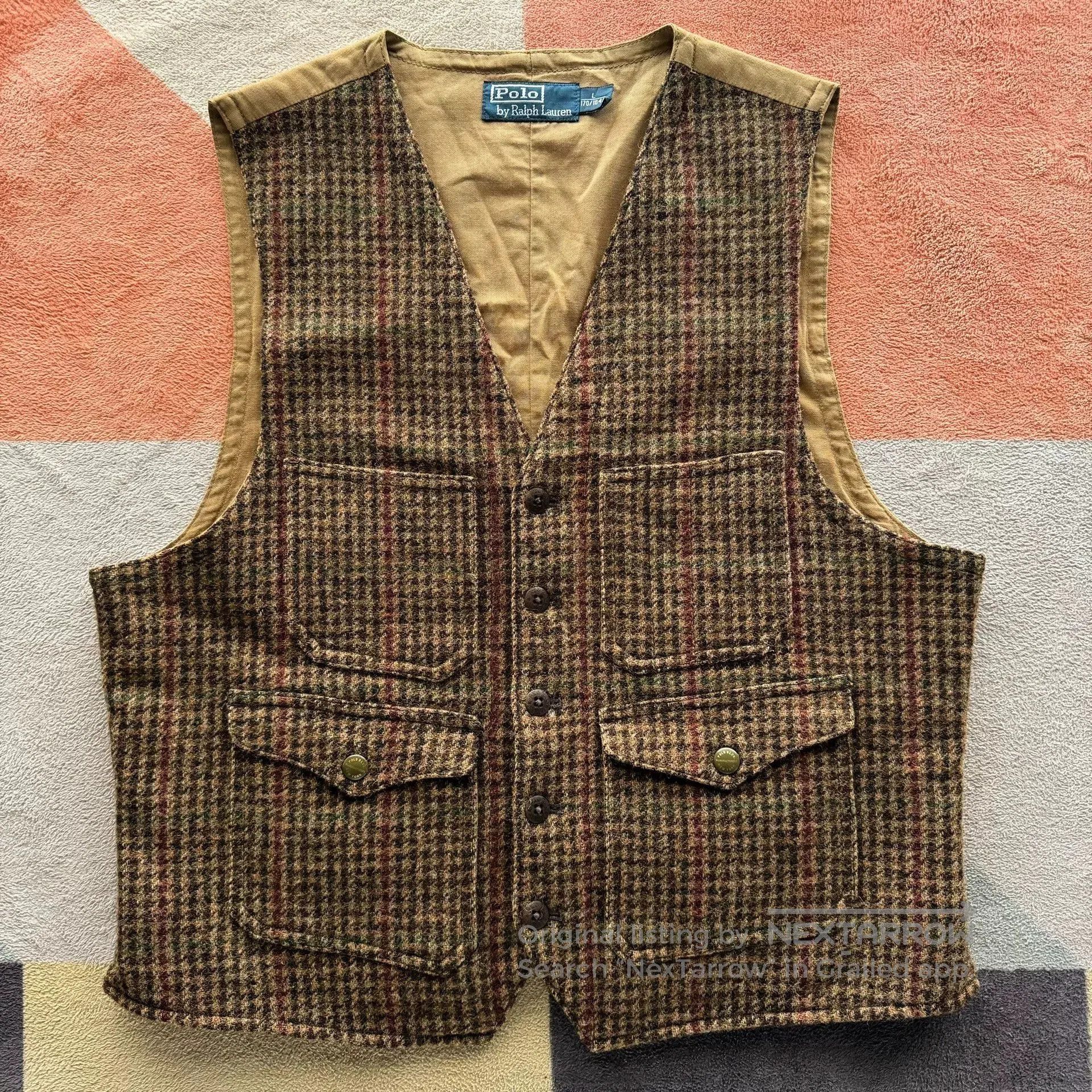 Polo Ralph Lauren Ralph Lauren Tweed Hunting Style Vest. Size US L / EU 52-54 / 3 - 1 Thumbnail
