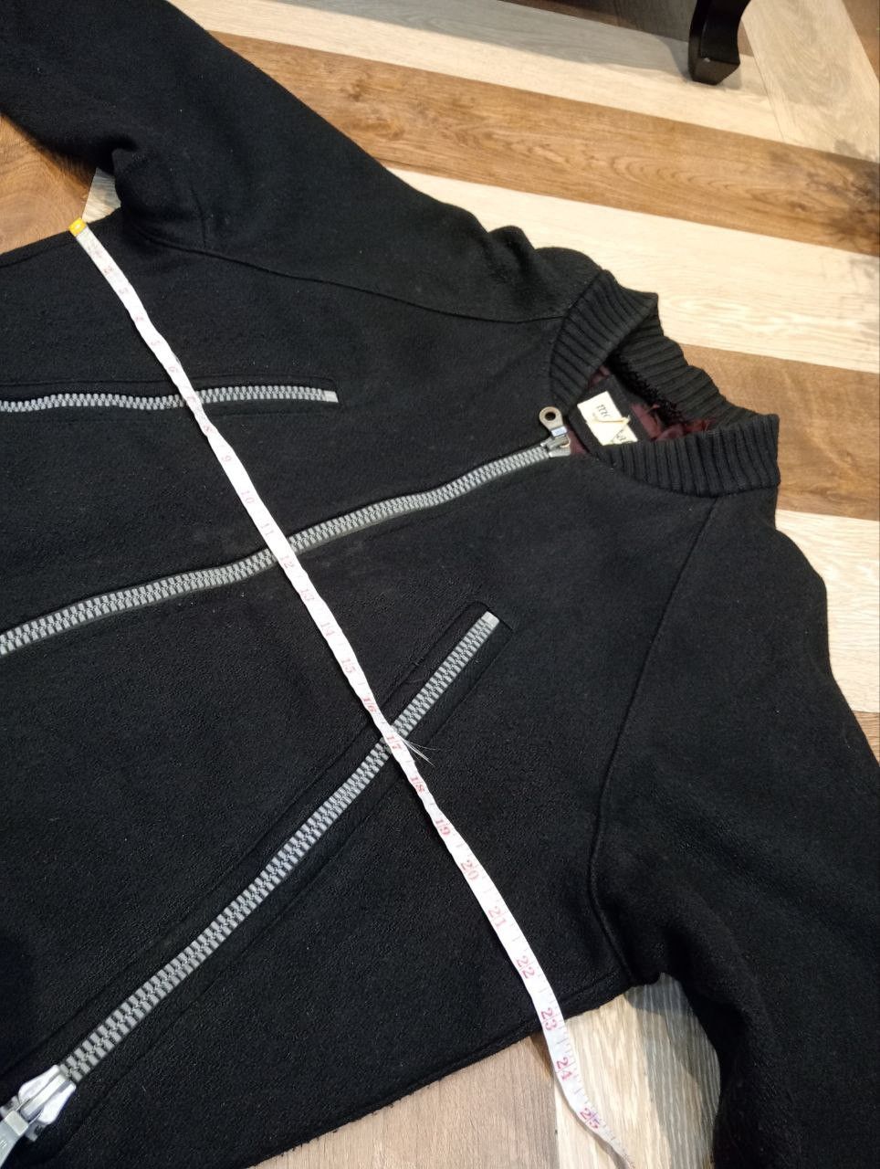 Monitaly VINTAGE MONITALY ZIPPER WOOL BLEND JACKET SIZE L Size US L / EU 52-54 / 3 - 15 Thumbnail