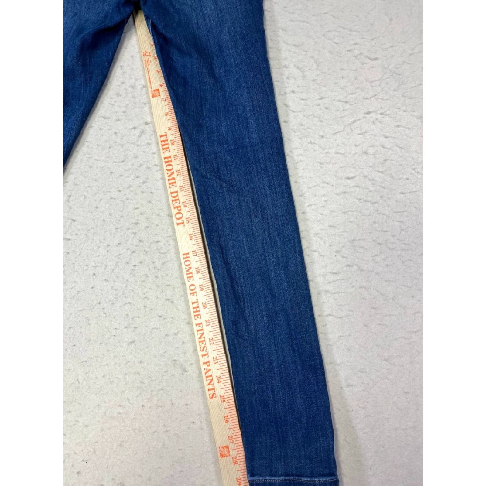 Express Express Jeans Legging Denim Women's 2R Blue Cotton Mid-Rise 5-Pocket Pockets Zip Modern Regular Adult Womens Size 26" / US 2 / IT 38 - 5 Thumbnail