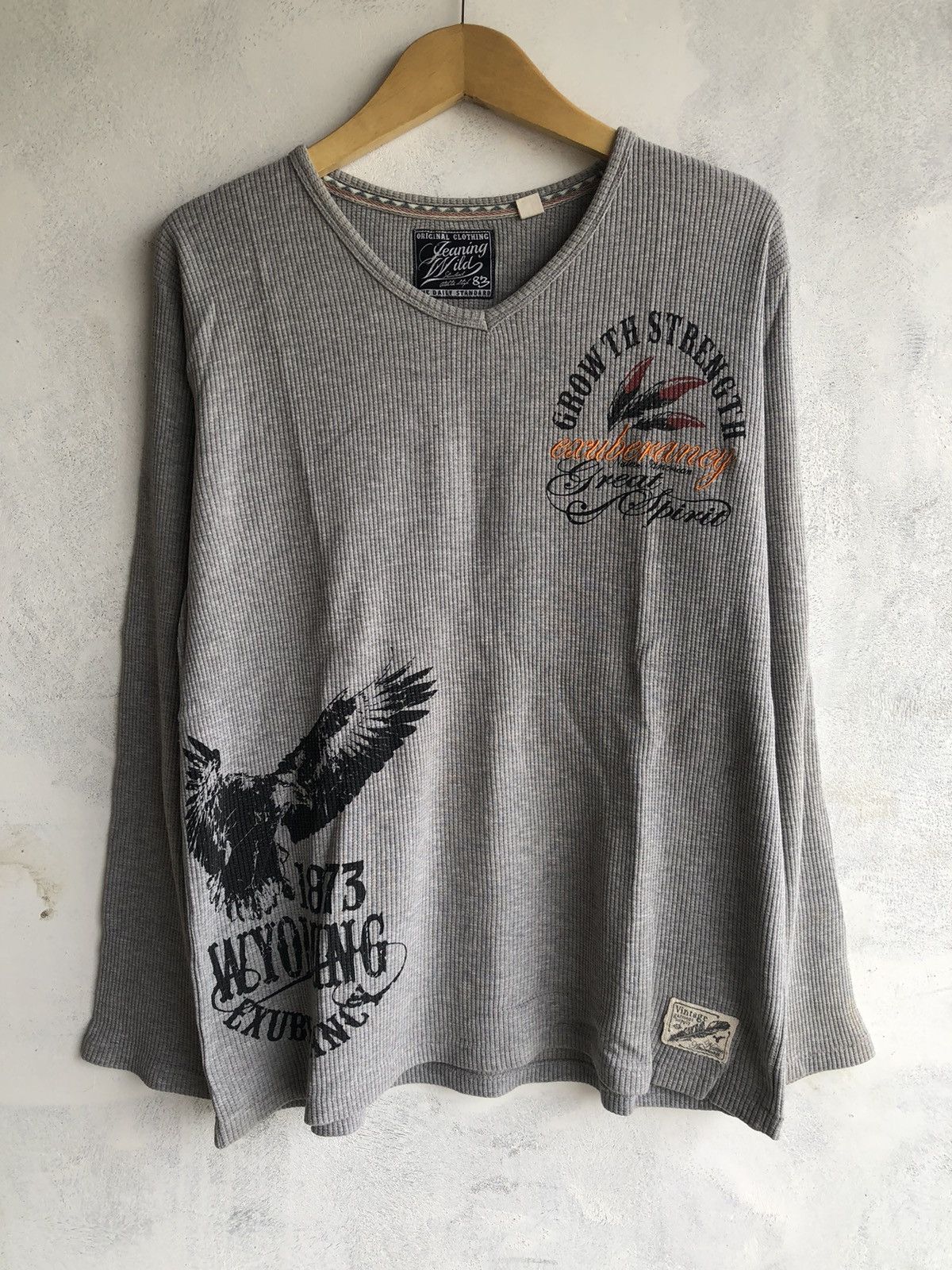 If Six Was Nine Japan Gothic Poem LongSleeve Rock Punk Style Size US XL / EU 56 / 4 - 1 Thumbnail