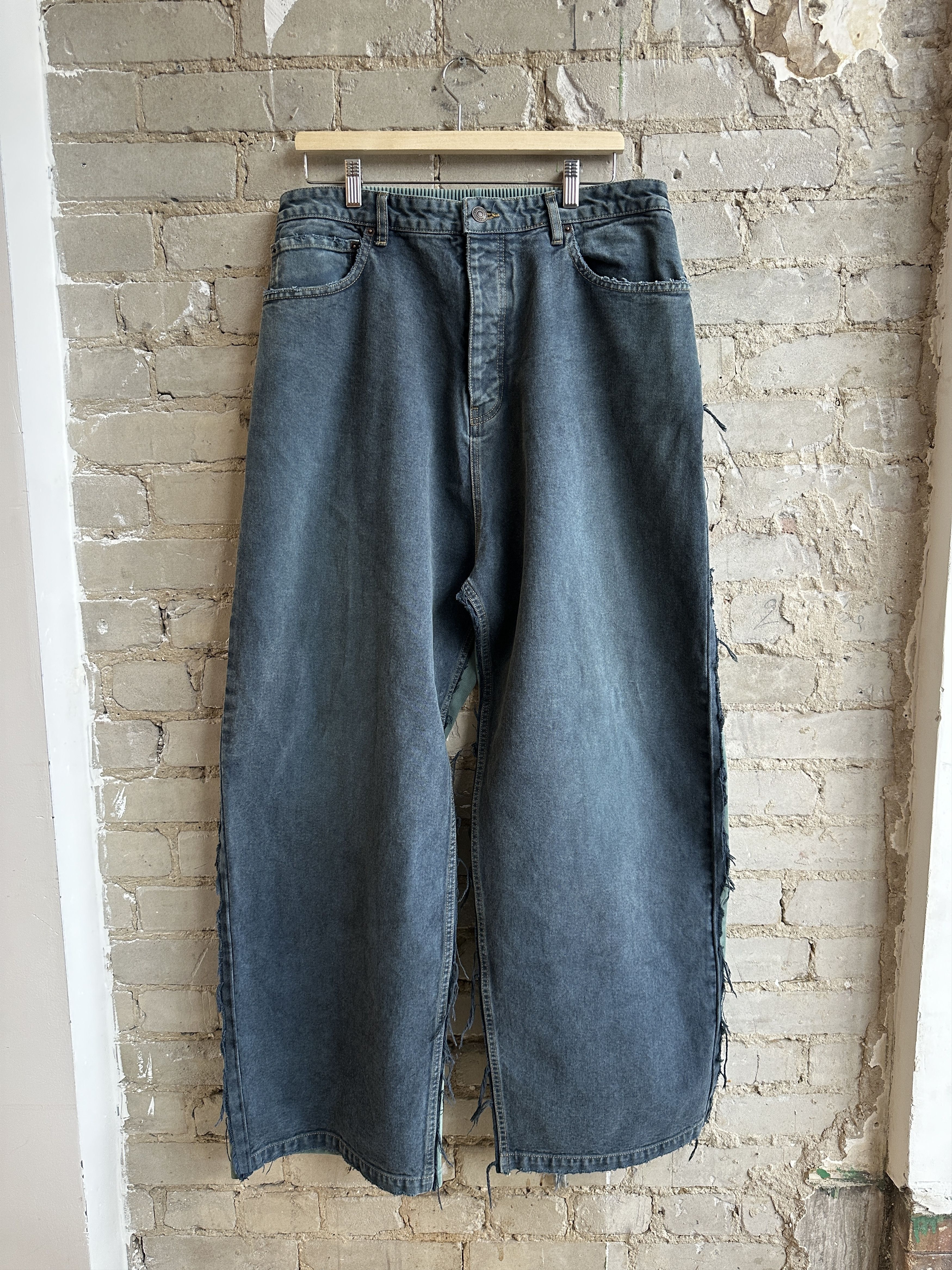 Balenciaga Brand New Balenciaga Hybrid Denim Size US 33 - 1 Thumbnail