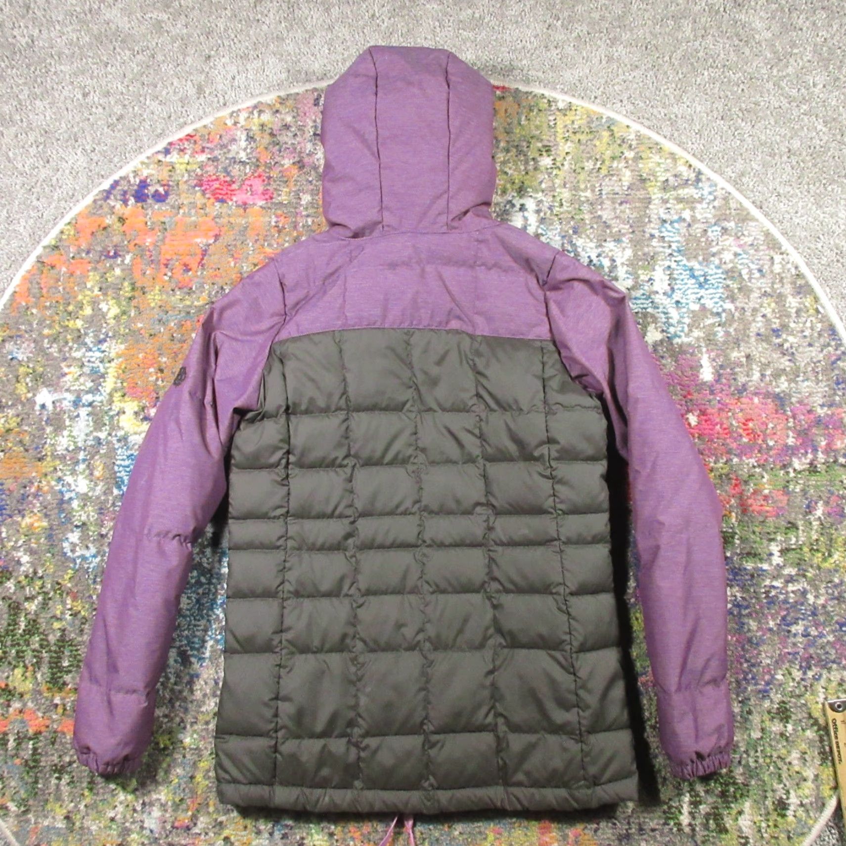 686 686 Airflight Down Puffer Jacket Womens XS Purple Gray Lightweight Snowboard Ski Size XS / US 0-2 / IT 36-38 - 2 Thumbnail