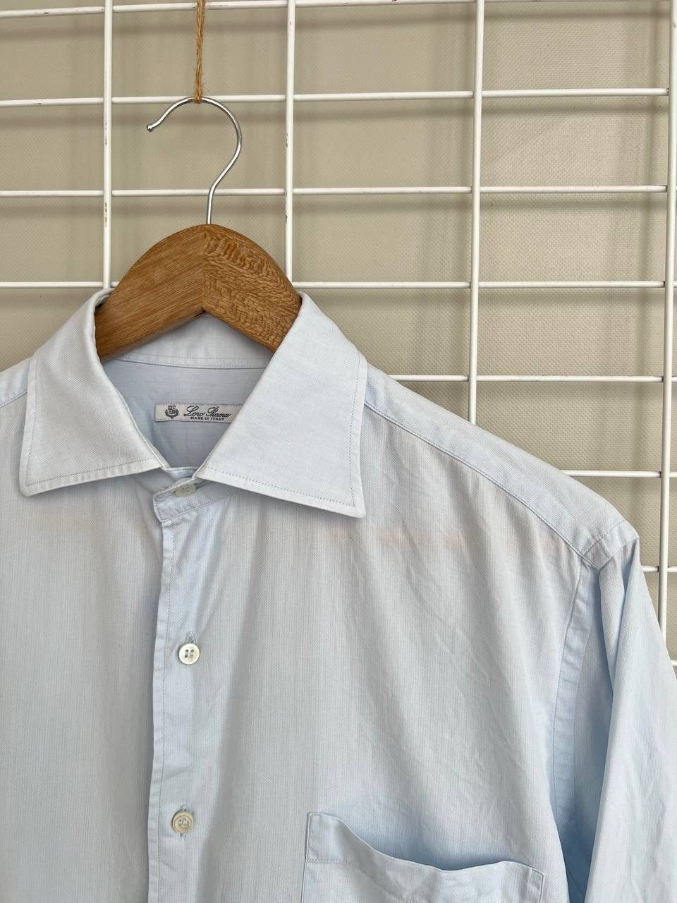 Loro Piana Loro Piana Light Blue Button Shirt Mens Size 15/40 or M/L Size US M / EU 48-50 / 2 - 6 Thumbnail