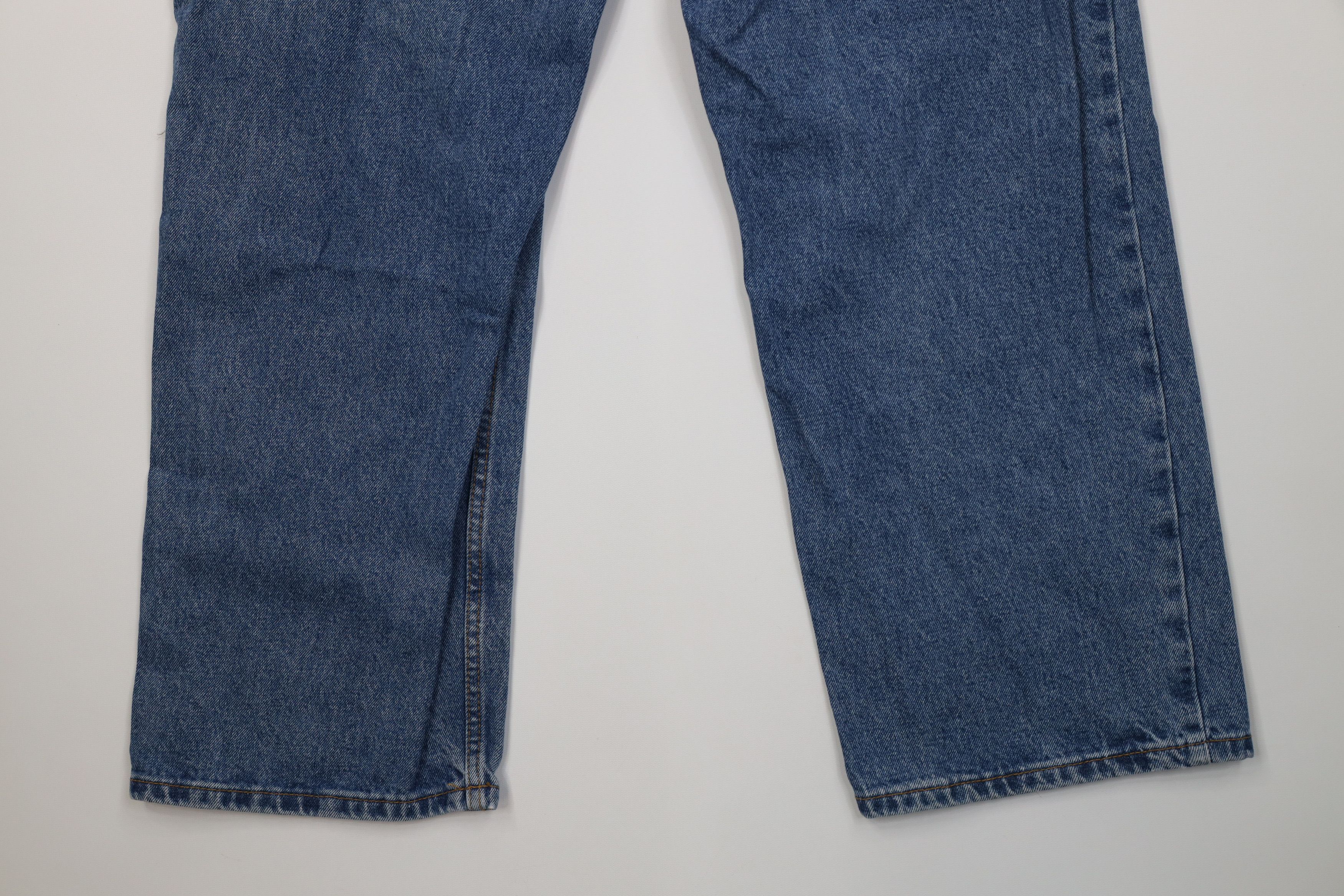 Vintage Vintage 90s Streetwear Wide Leg Denim Jeans Blue Cotton Size US 36 / EU 52 - 13 Thumbnail