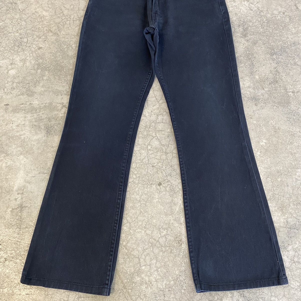 Levi's × Vintage Size 28x28.5 Vintage 1996 Levis 517 Black Flared Jeans Size US 28 / EU 44 - 4 Thumbnail