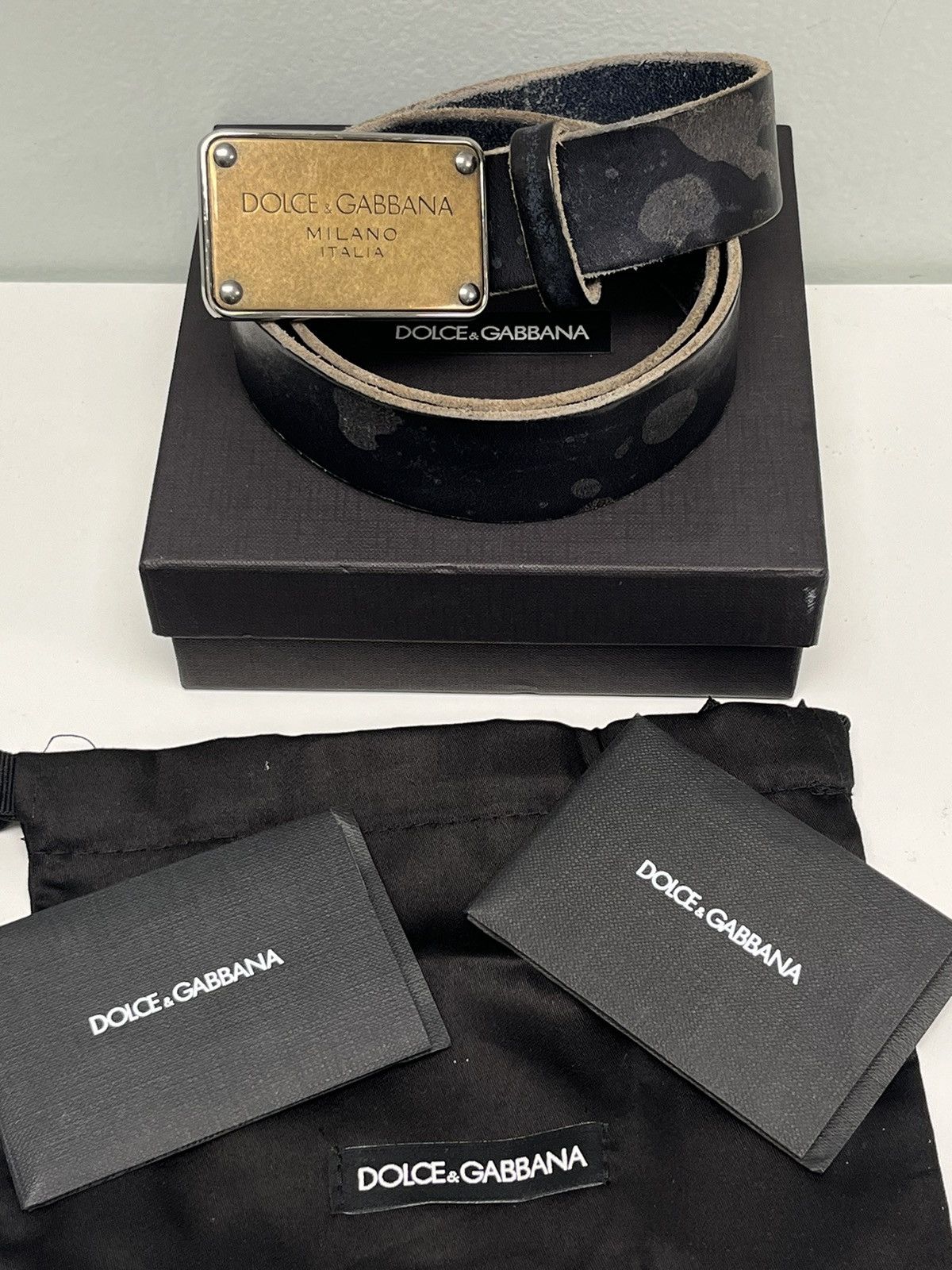 Dolce & Gabbana Mold effect belt. Medium Size 34 - 5 Thumbnail