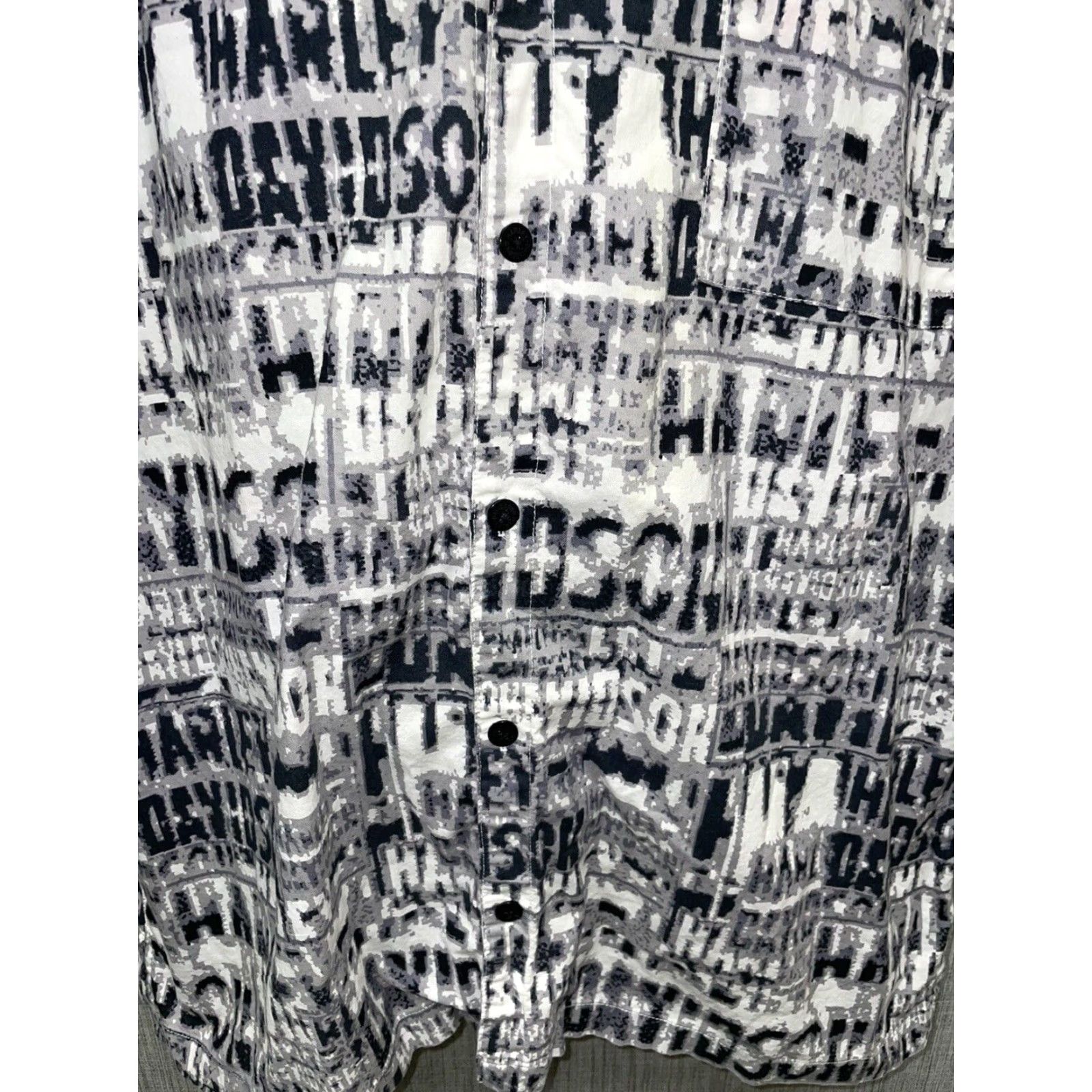 Harley Davidson Harley-Davidson Multicolored Button Down Shirt Mens Large Size US L / EU 52-54 / 3 - 3 Thumbnail