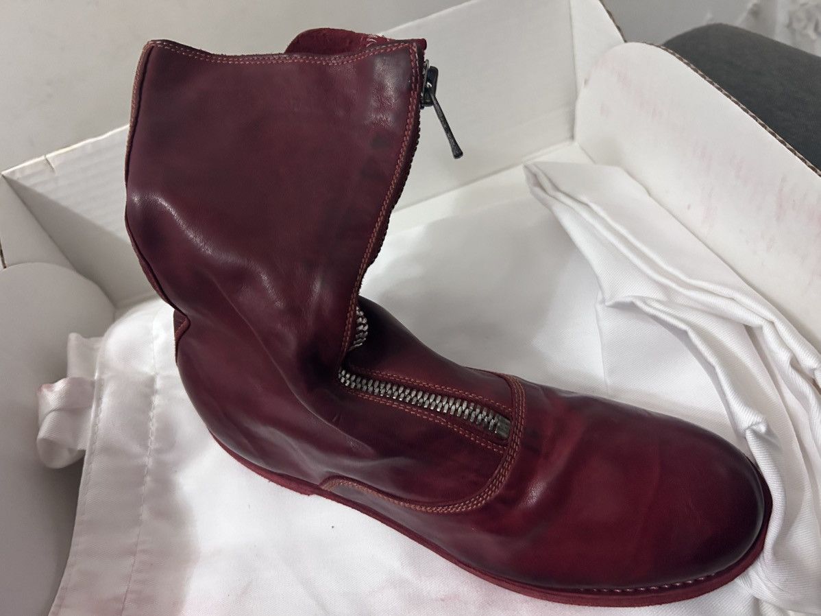Guidi GUIDI 310 women’s red horse leather front zip ankle boots Size US 6 / IT 36 - 6 Thumbnail