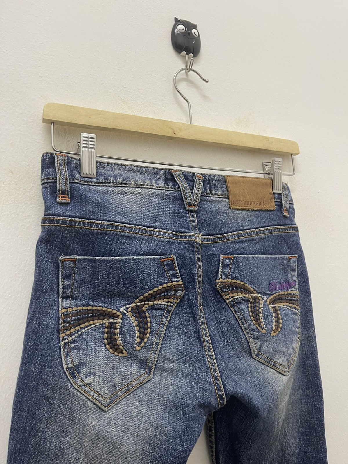 Japanese Brand Rare Vintage RED PEPPER Japan X Chrome Hearts Cross Patch Size US 26 / EU 42 - 17 Thumbnail