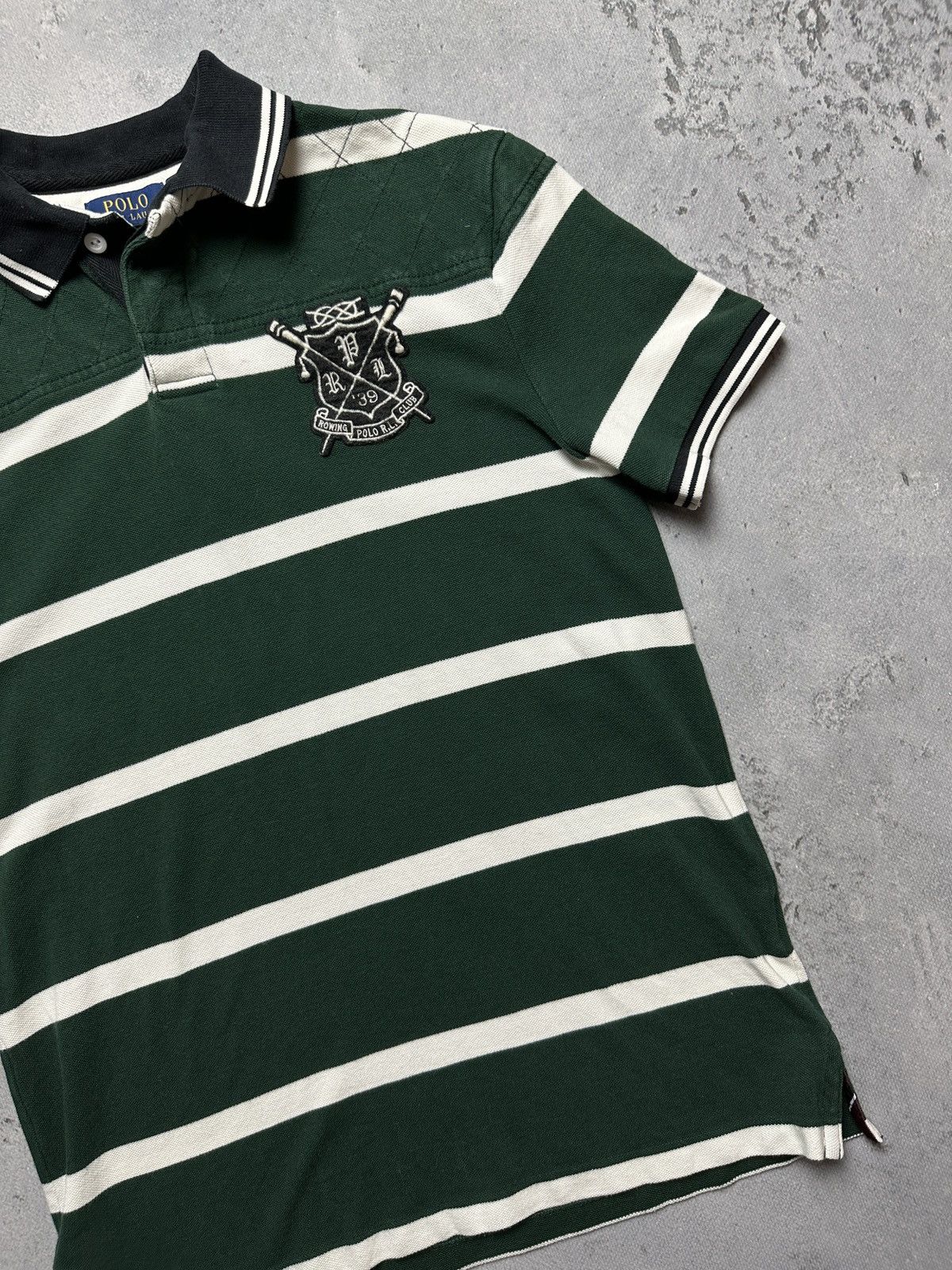 Polo Ralph Lauren Vintage Polo Ralph Lauren Striped Rowing Club 39 USA Rare 00 Size US M / EU 48-50 / 2 - 4 Thumbnail