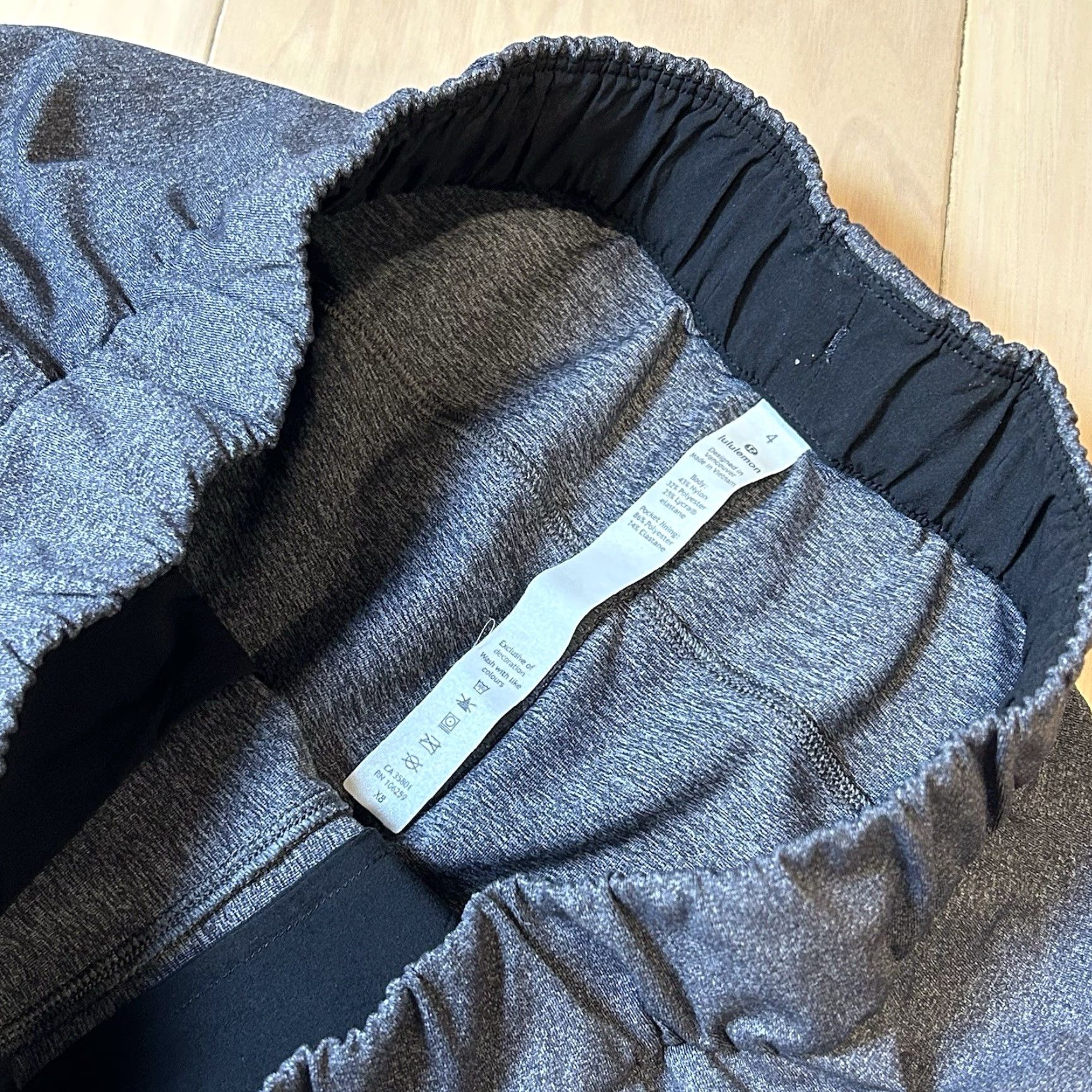 Lululemon Lululemon On The Fly Pant Gray Women’s 4 Activewear Tapered Ankle Pockets 32 Inseam Regular Rise 10 Drawstring Waist Size 27" / US 4 / IT 40 - 4 Thumbnail