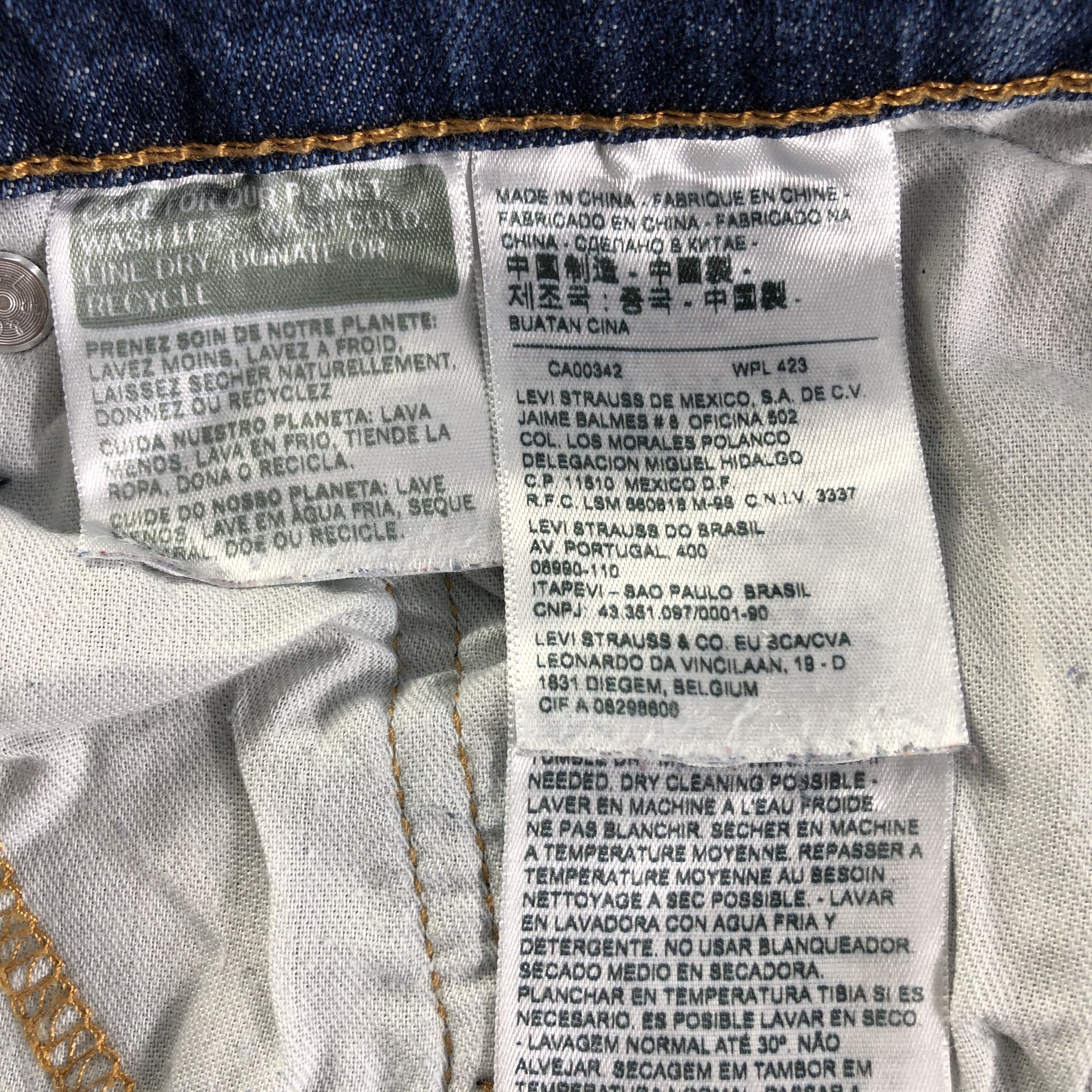 Levi's Vintage Blue Wash Levis 541 Jeans-J3116 Size US 40 / EU 56 - 11 Thumbnail