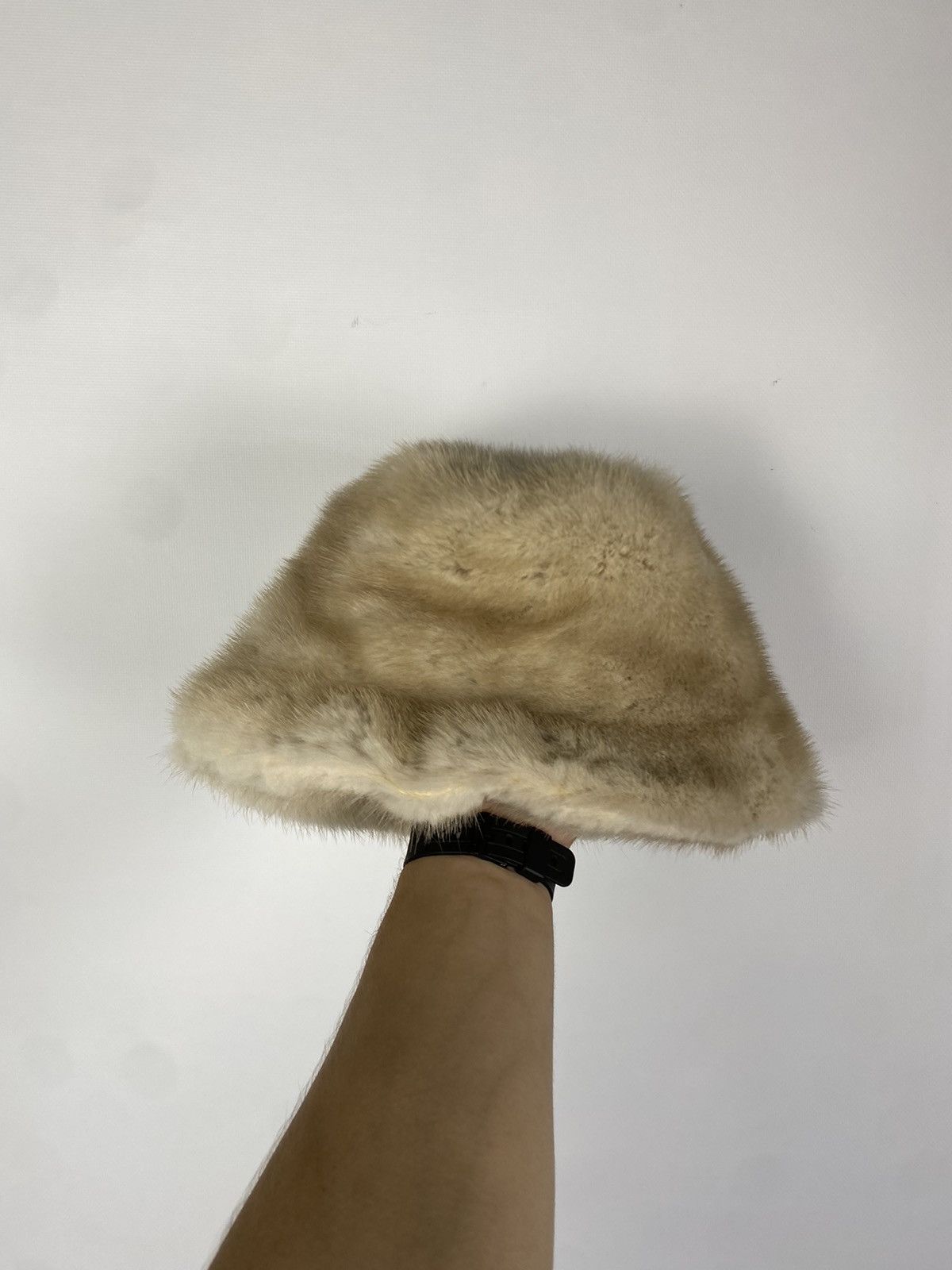 Hysteric Glamour × Japanese Brand Y2K Panama Vintage Fuzzy Hat Mohair Ushanka Beauty Beast Size ONE SIZE - 2 Thumbnail
