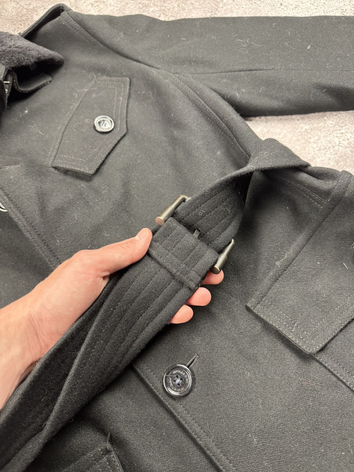 Burberry Burberry wool/fur checkered collar duffle trench coat Size US M / EU 48-50 / 2 - 11 Thumbnail