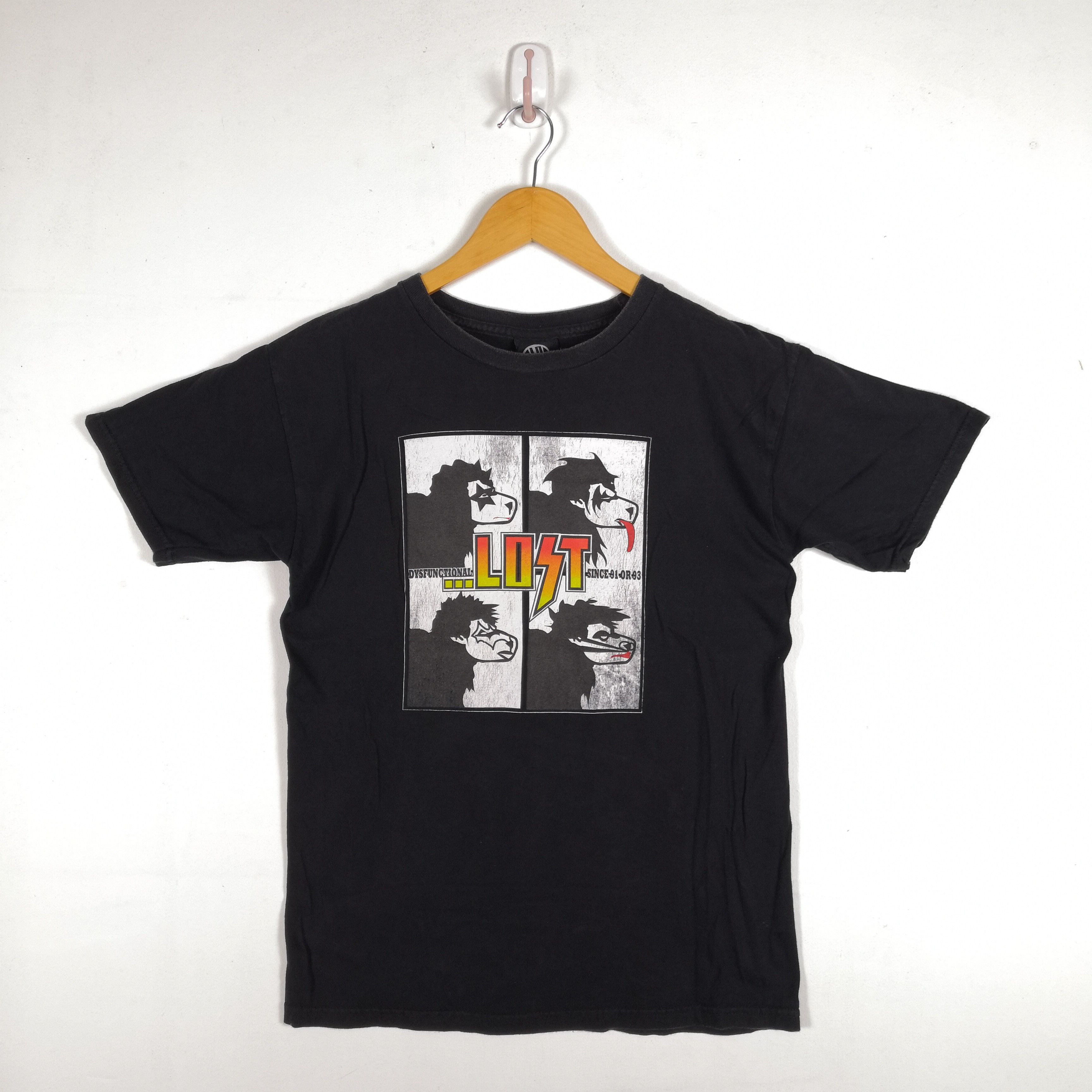 Japanese Brand Y2K Dyfunctional LOST alike Gorilaz X Kiss Band T-Shirt Size US XS / EU 42 / 0 - 1 Thumbnail