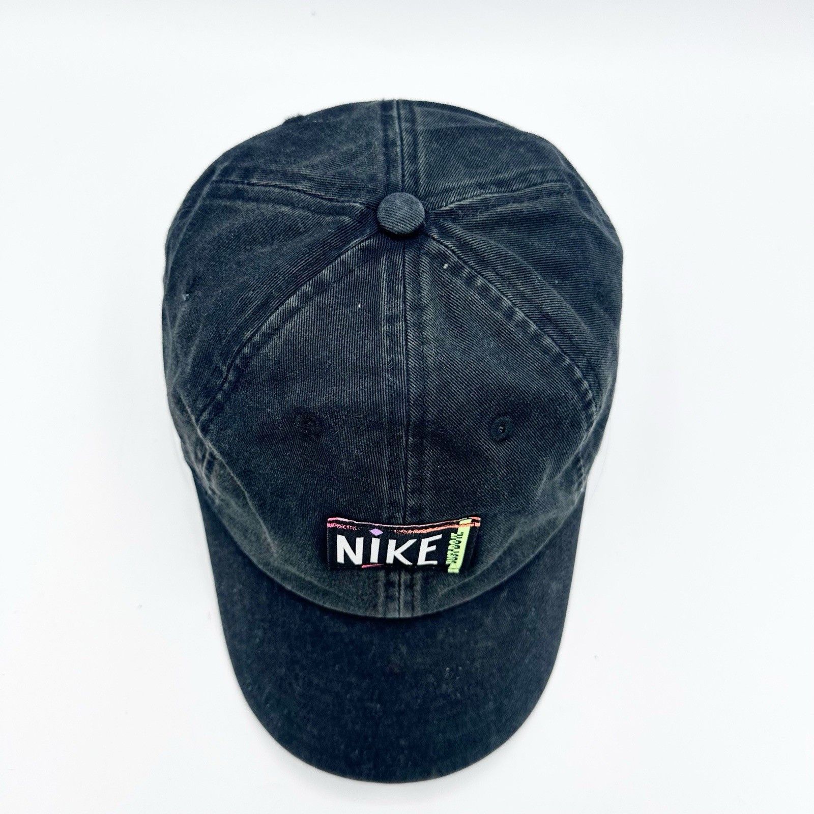 Nike Women's Nike Sportswear Heritage 86 Washed Black Cap Hat Size ONE SIZE - 7 Thumbnail