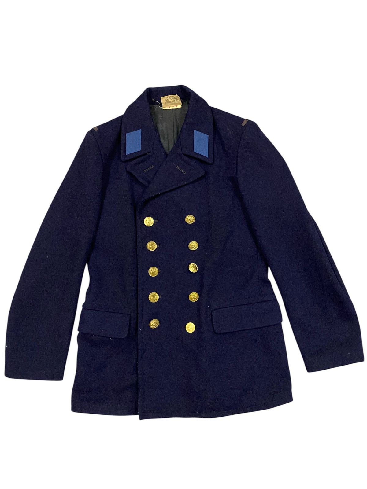 GmbH STURM German Naval Wool Pea Coat – Made in Germany Size US M / EU 48-50 / 2 - 1 Thumbnail