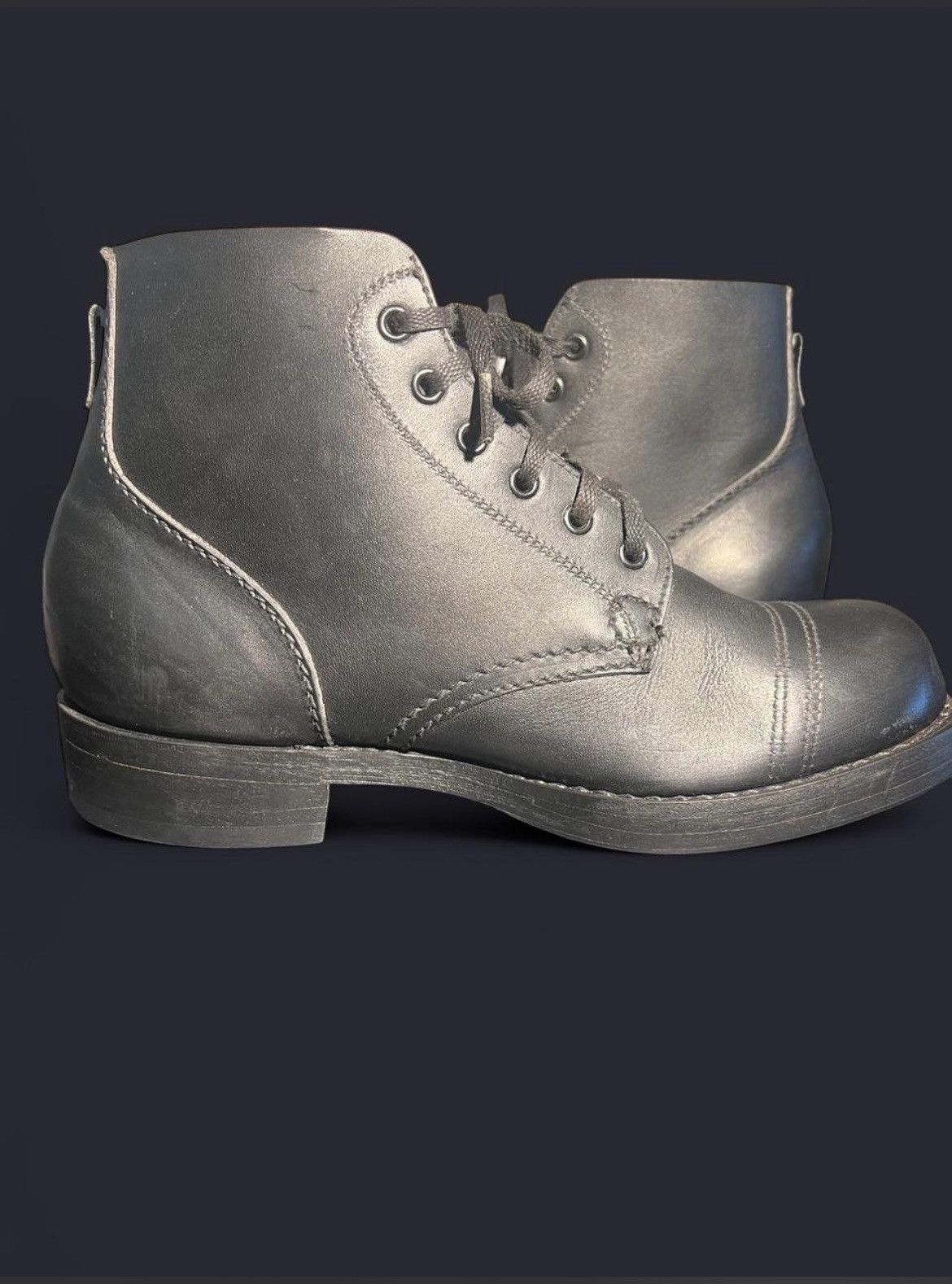 Other 1970’S COMBAT BOOTS Size US 7 / EU 40 - 7 Thumbnail