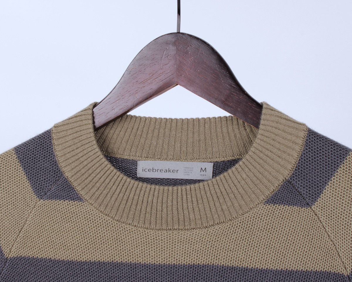 Icebreaker ICEBREAKER Merino Lyocell Striped Knitted Sweater Sweatshirt Size US M / EU 48-50 / 2 - 3 Thumbnail
