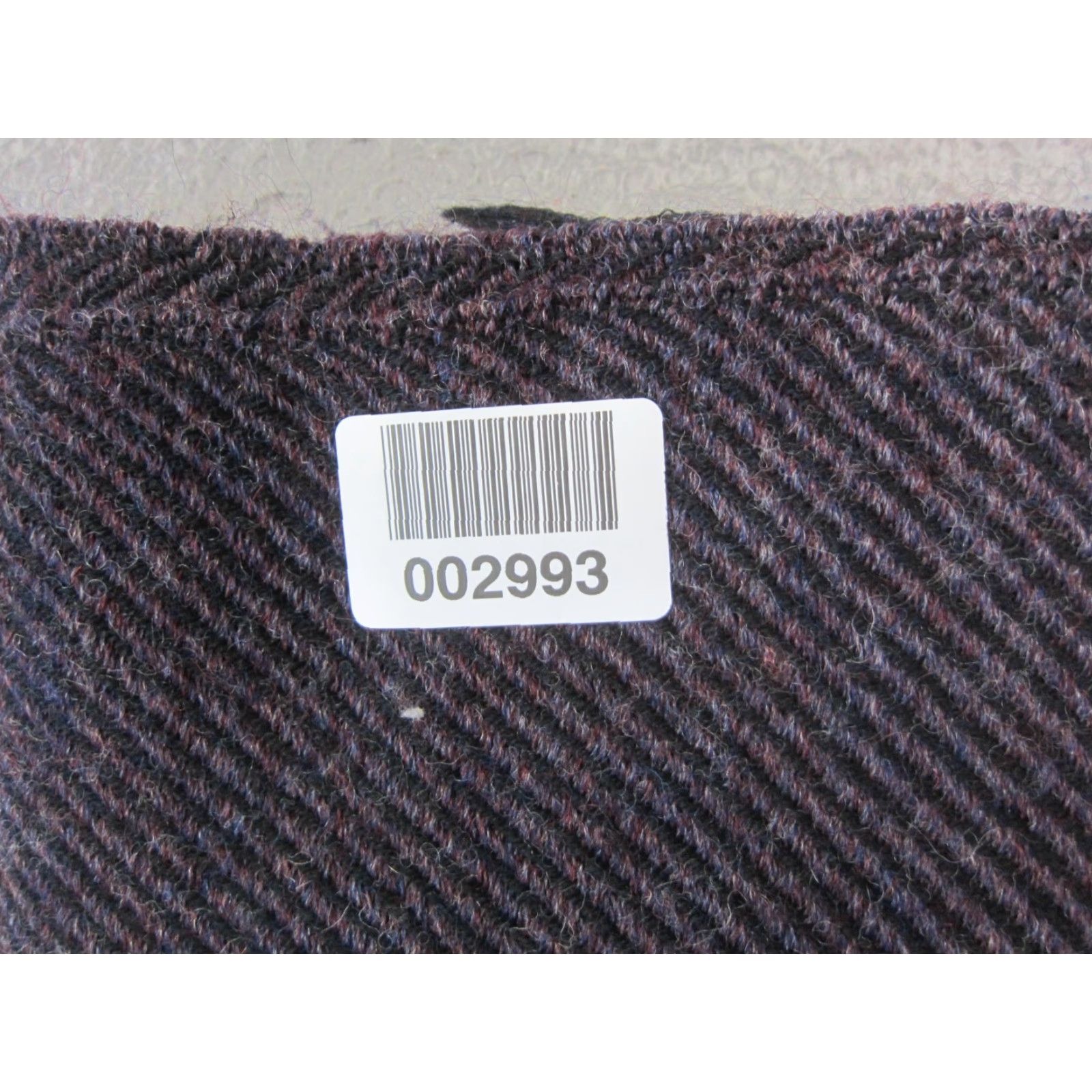 Vintage VINTAGE Peter Barton Scarf Purple 100% Virgin Wool Fringe Made in USA 60s 70s Men Wool Knit Neck Warmer Rectangle Scarf 90s Fringe Purple Mens Size ONE SIZE - 8 Thumbnail