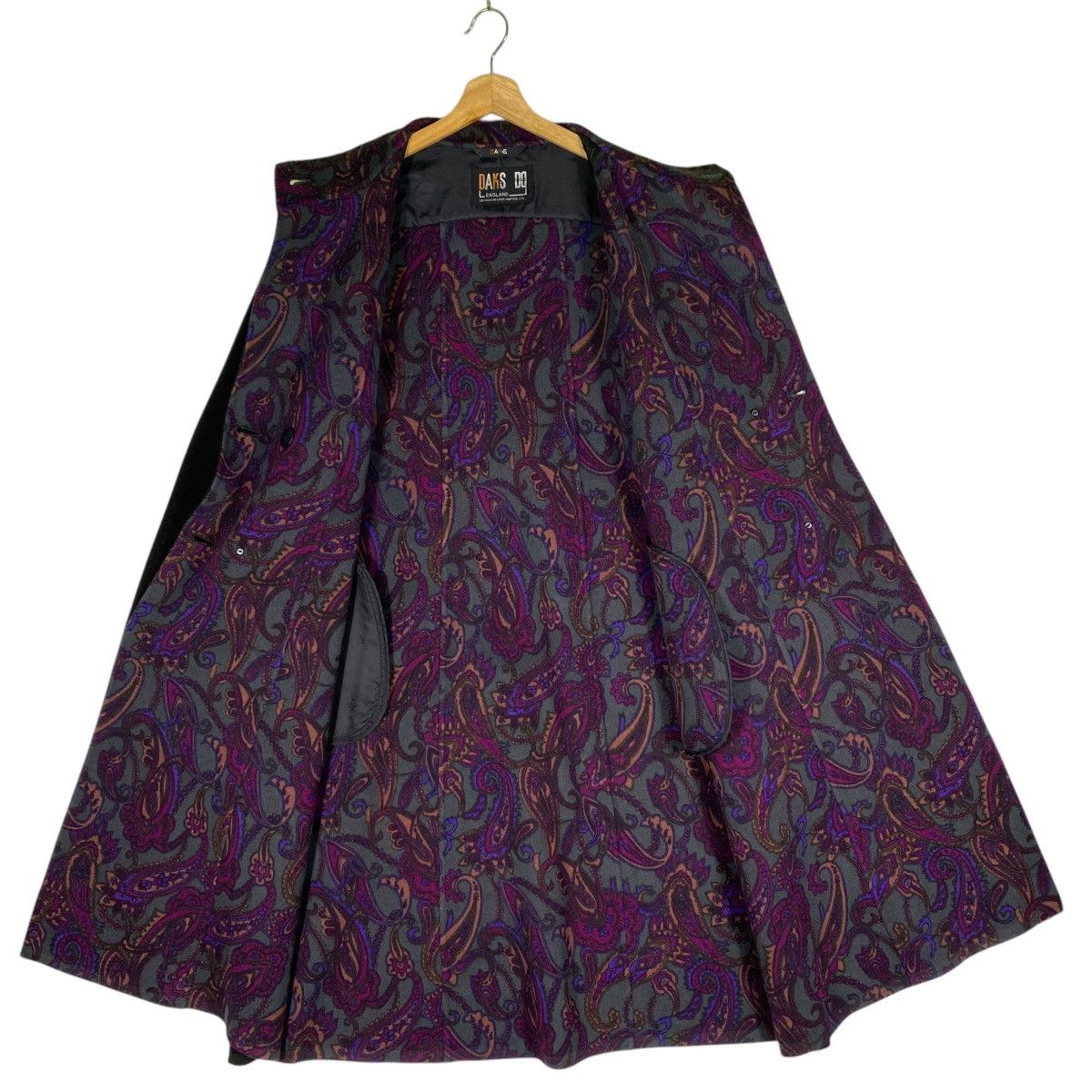 DAKS × Designer × Vintage Vintage Daks London Wool Button Jacket M/L Size Black Colour Size US L / EU 52-54 / 3 - 1 Thumbnail