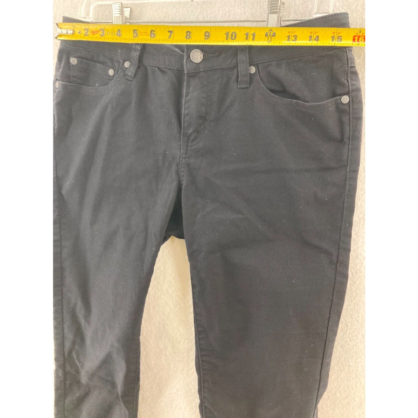 Prana prAna Women's Slim Fit Skinny Black Jeans Low Rise Size 4 Size 27" / US 4 / IT 40 - 2 Thumbnail