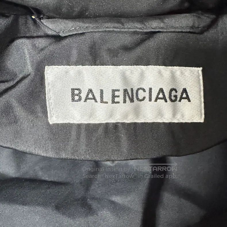 Balenciaga Balenciaga Black Oversized Buckle Down Puffer Jacket Size XXS / US 00 / IT 34 - 4 Thumbnail