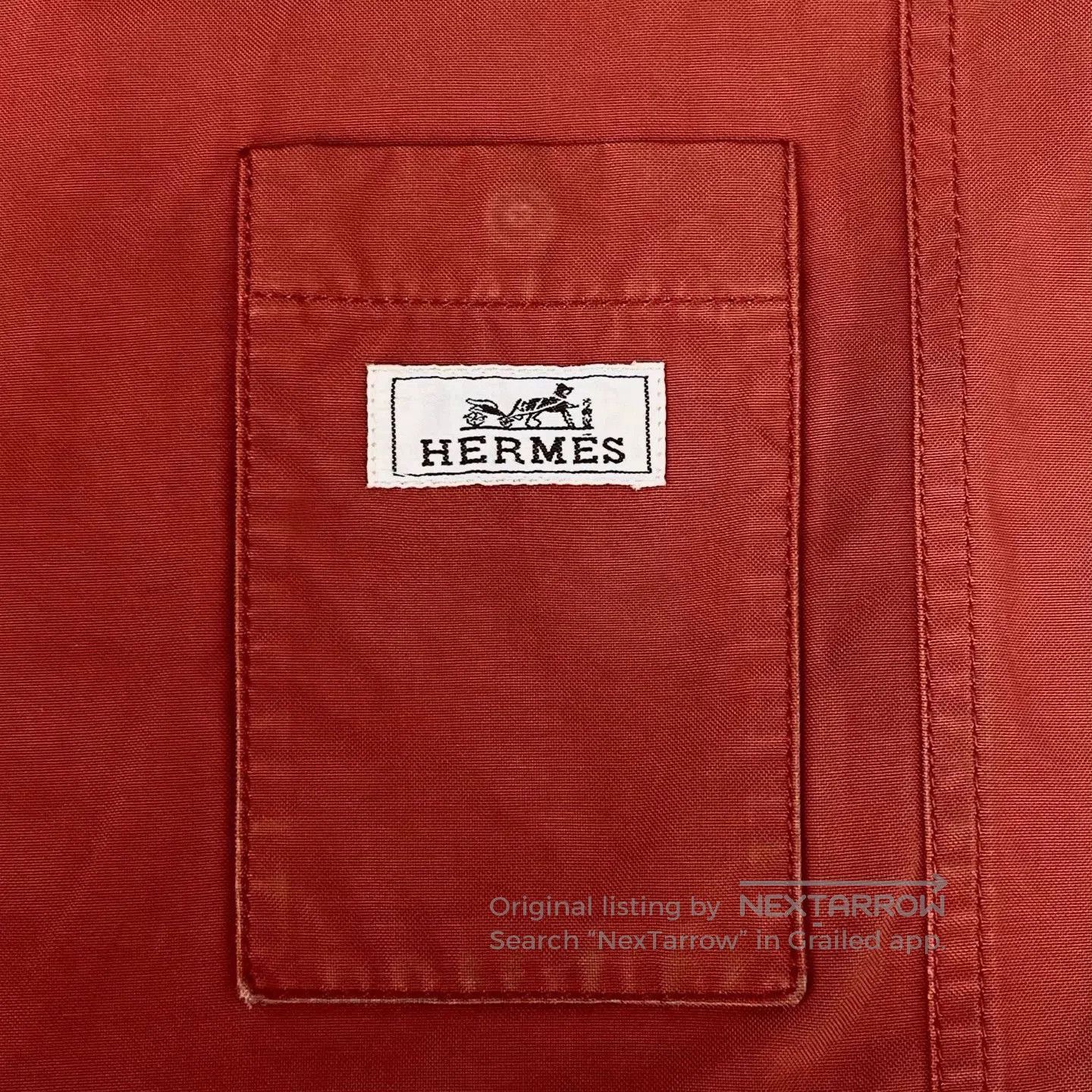 Hermes Hermes Show Style Red-Brown Utility Cargo Vest. Size US L / EU 52-54 / 3 - 5 Thumbnail