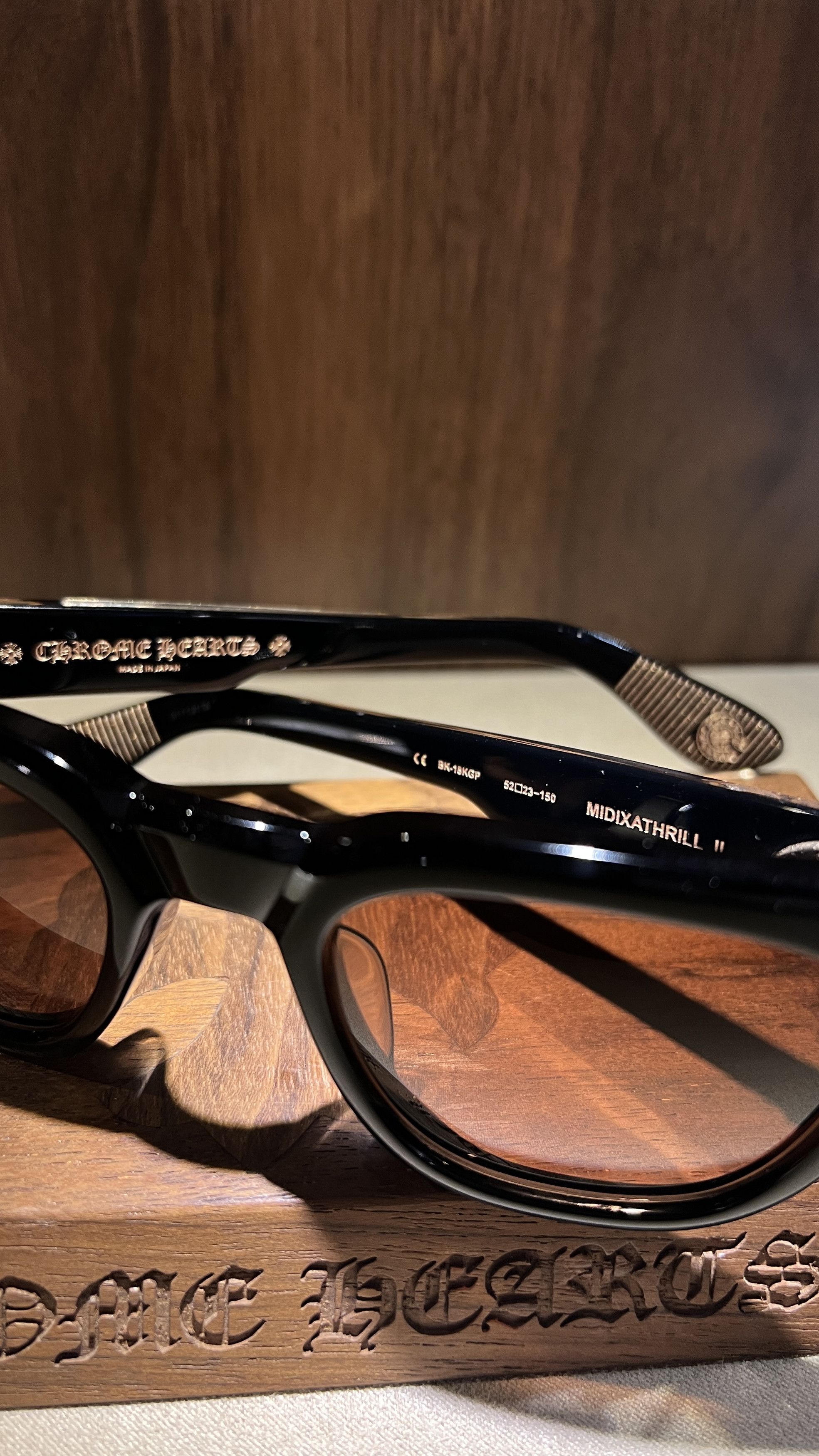Chrome Hearts CHROME HEARTS MIDIXATHRILL II SUNGLASSES Size ONE SIZE - 13 Thumbnail