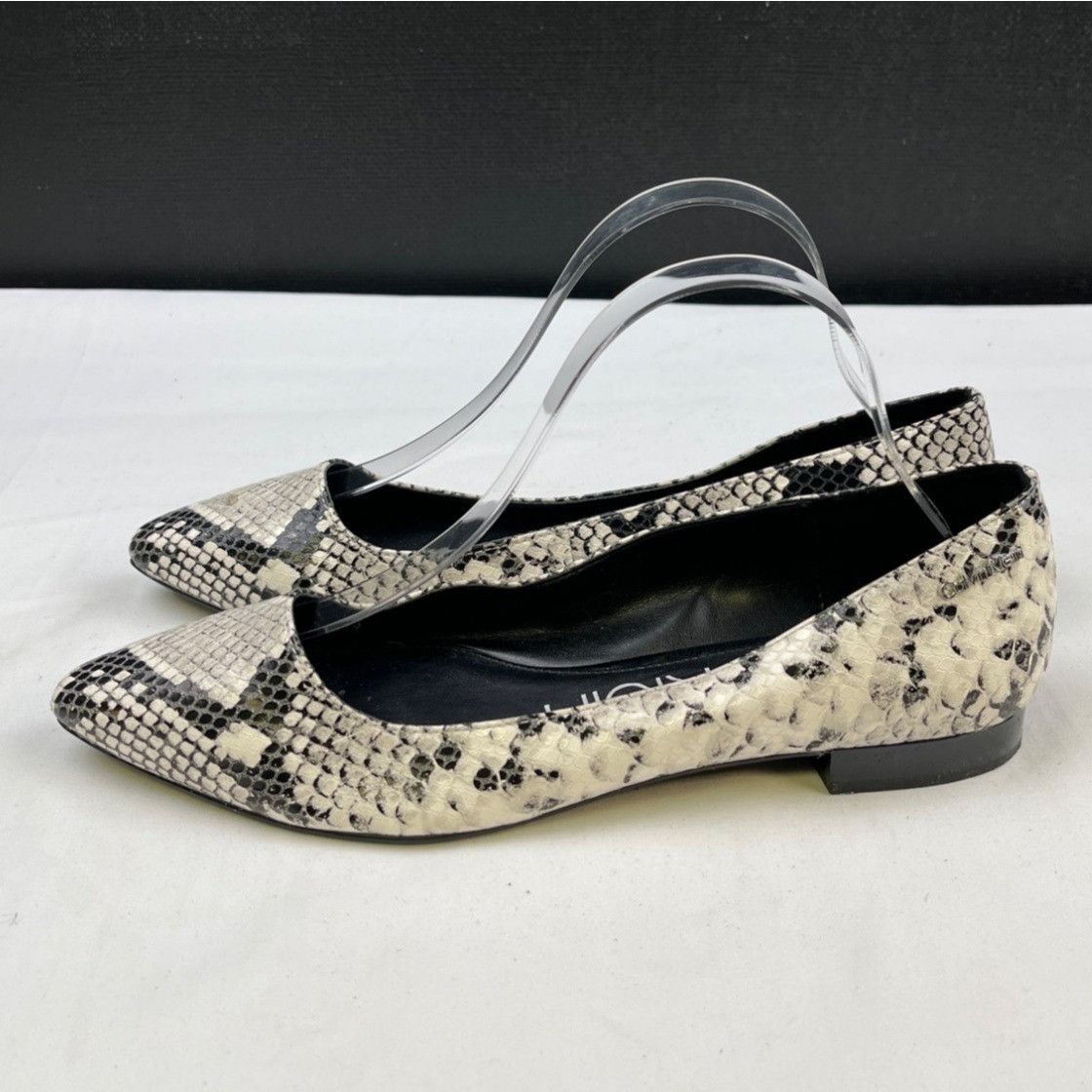 Calvin Klein Calvin Klein Emerin Women's Black/White Shoes/Flats Sz 9 SKU Size US 9 / IT 39 - 3 Thumbnail