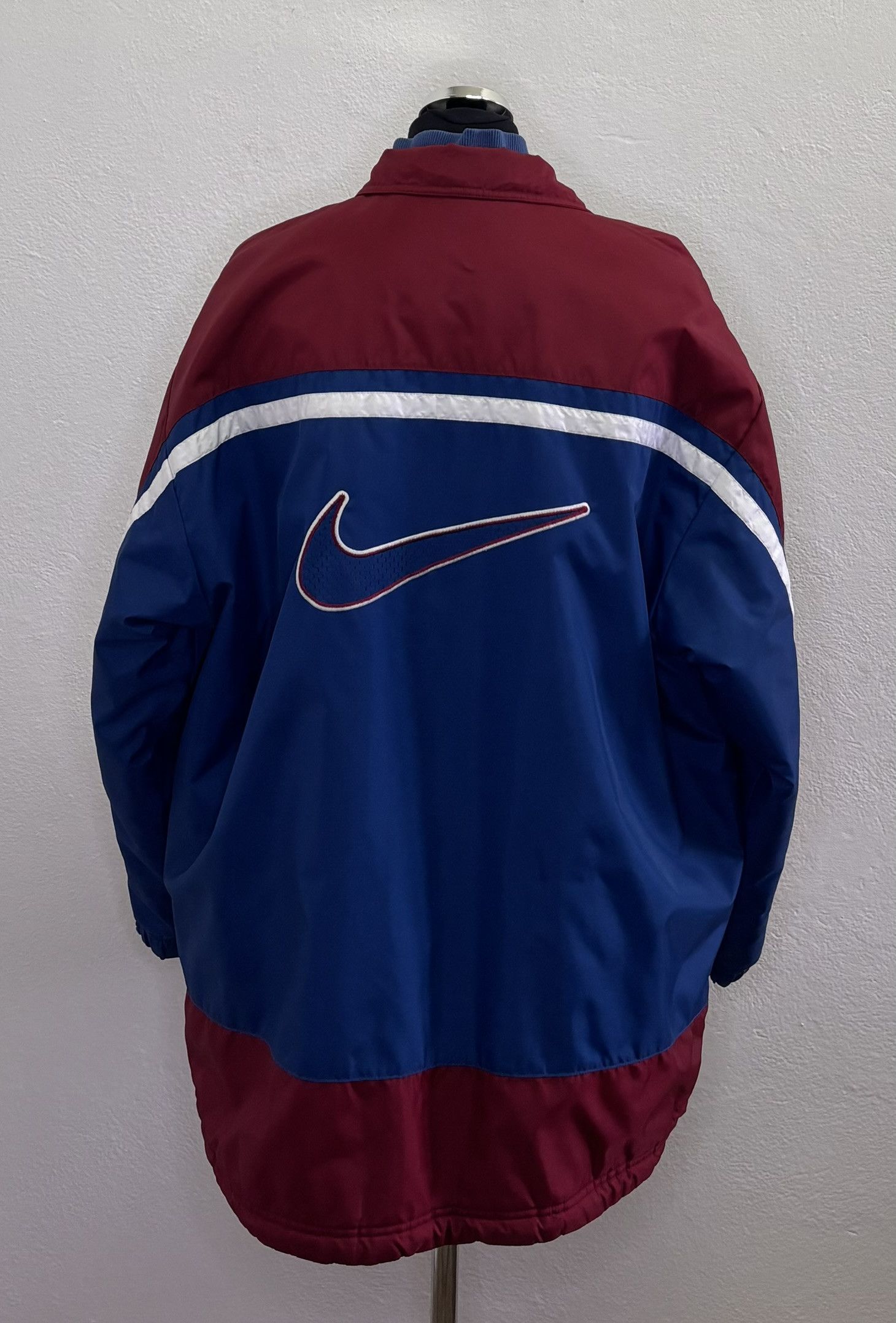 Nike Nike jacket Big Swoosh vintage 90s size XL Size US XL / EU 56 / 4 - 2 Thumbnail