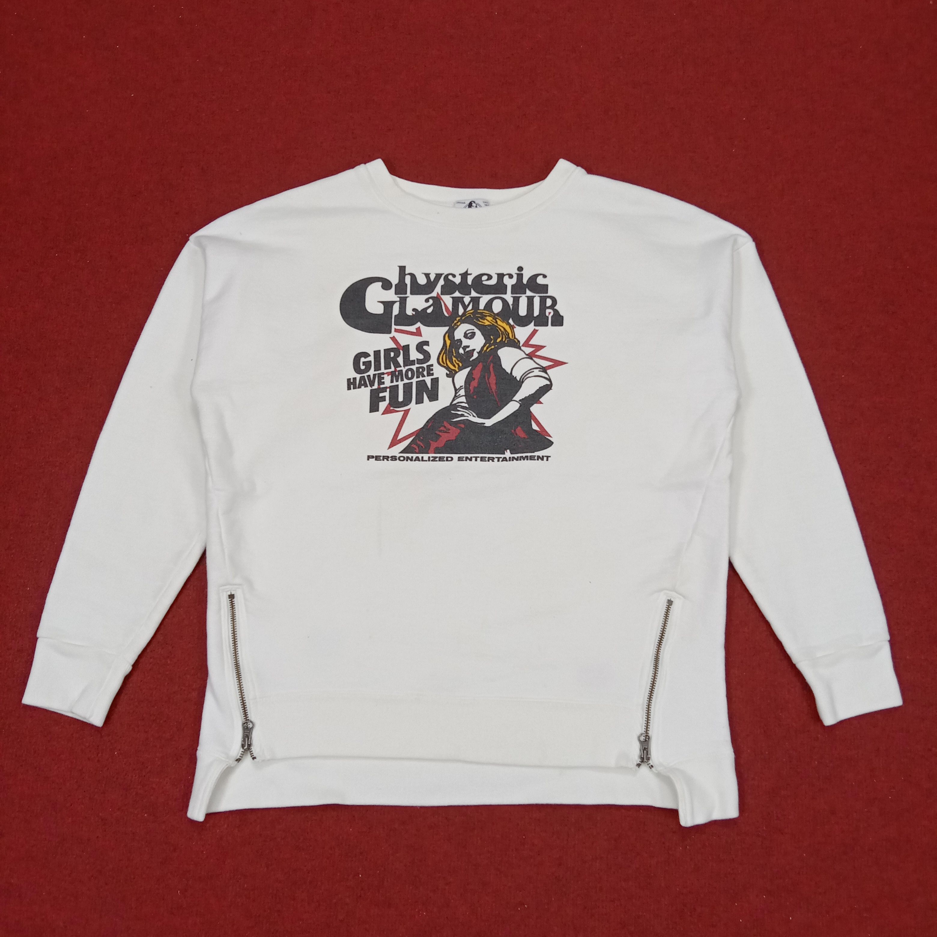 Hysteric Glamour Hysteric Glamour Japanese Brand Center Design Sweatshirt Size US M / EU 48-50 / 2 - 1 Thumbnail