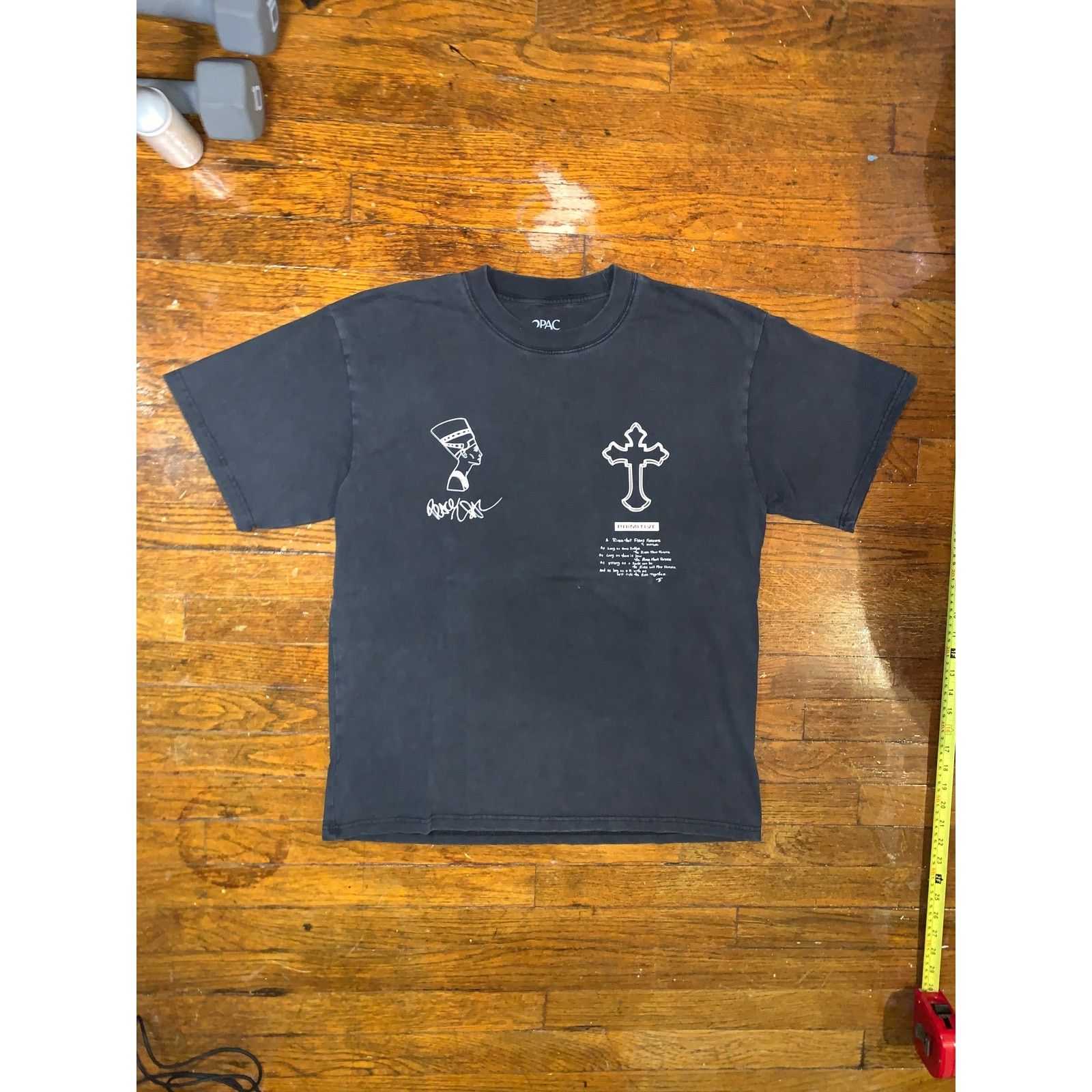 Other × Primitive × Rap Tees Tupac Shakur Primitive Rap T Shirt Medium Black 2Pac Graphic Size US M / EU 48-50 / 2 - 3 Thumbnail
