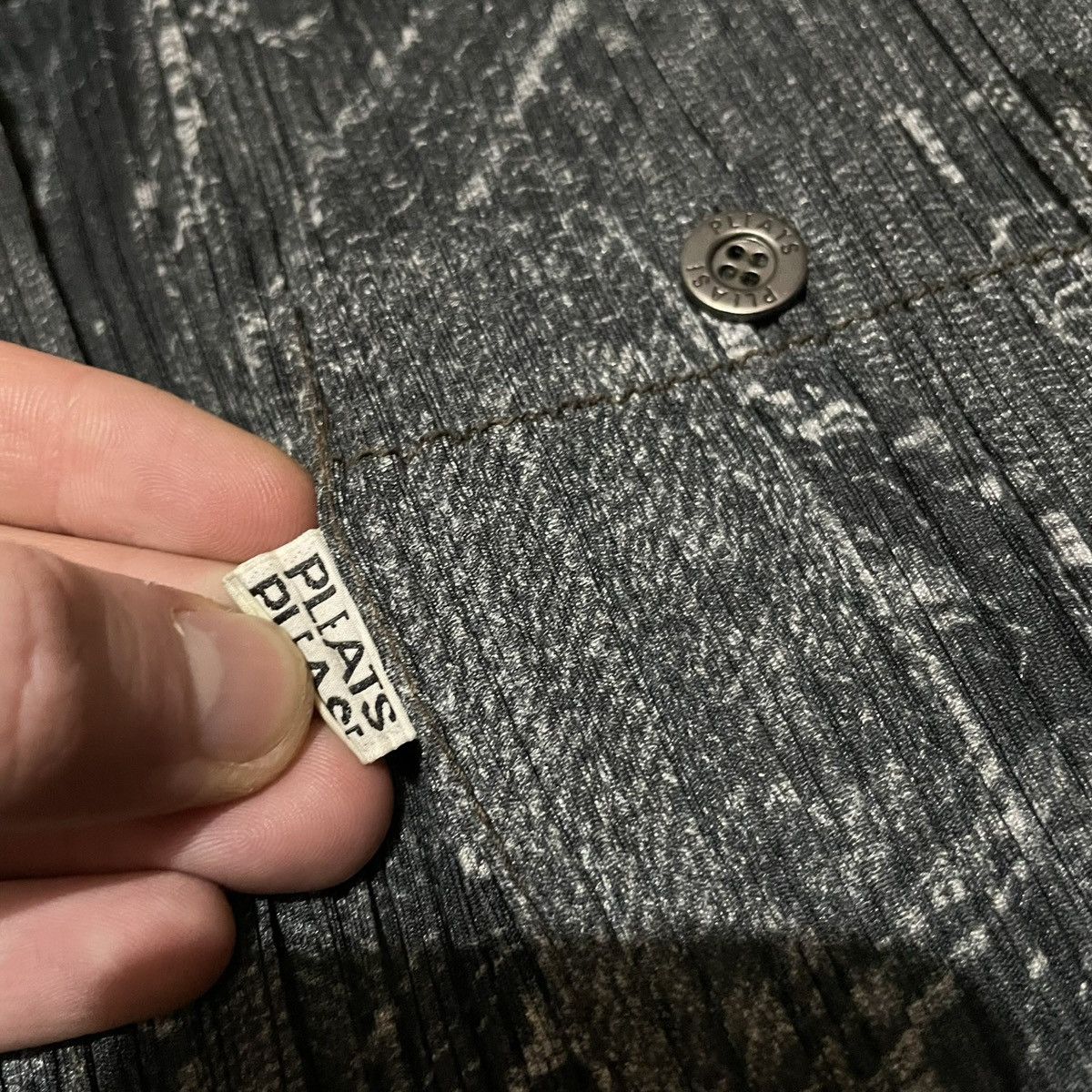 Pleats Please Issey Miyake Pleats please issey miyake Shirt overprinted denim Size US S / EU 44-46 / 1 - 3 Thumbnail