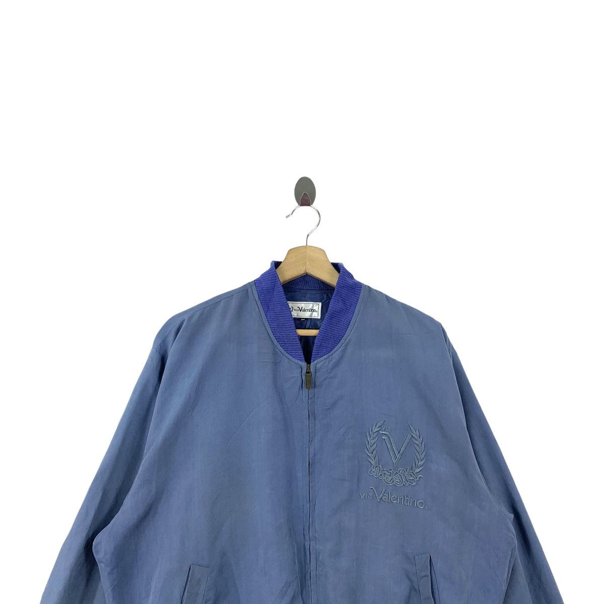 Valentino × Vintage Vintage Via VALENTINO Italian Fashion Designer Bomber Jacket Size US M / EU 48-50 / 2 - 5 Thumbnail