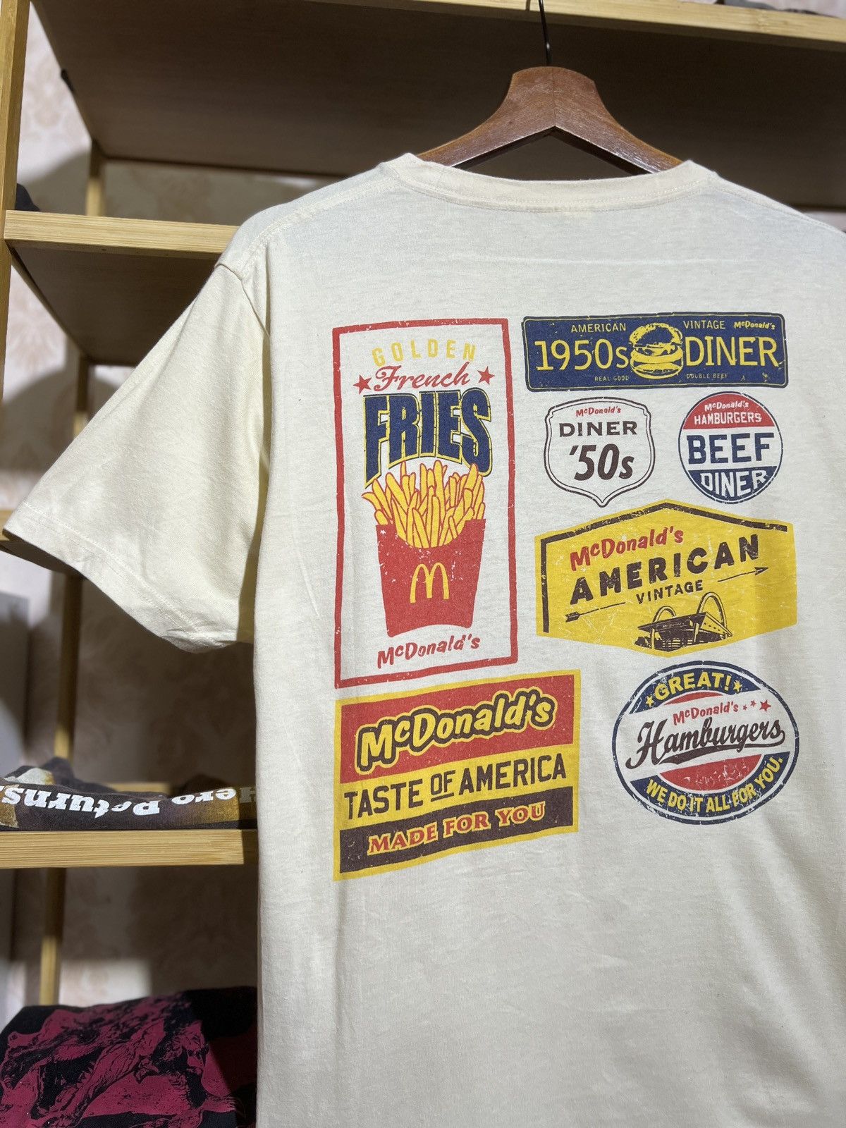 Vintage Humor Fast Food Mc Donald's All Logo Vintage Signboard Size US M / EU 48-50 / 2 - 2 Thumbnail