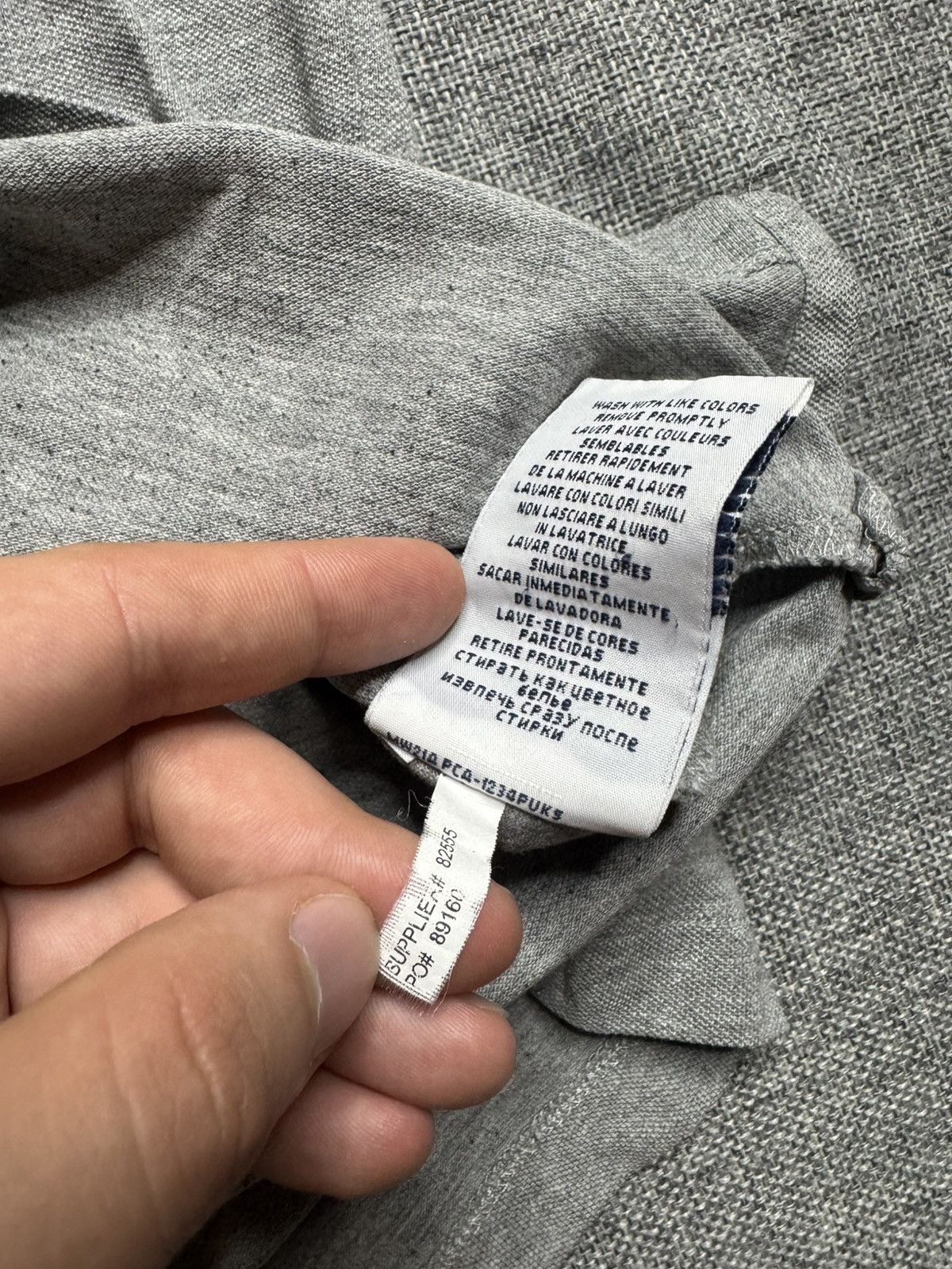Polo Ralph Lauren Polo Ralph Lauren polo bears Big Logo Collar grey T-Shirt Size US L / EU 52-54 / 3 - 10 Thumbnail