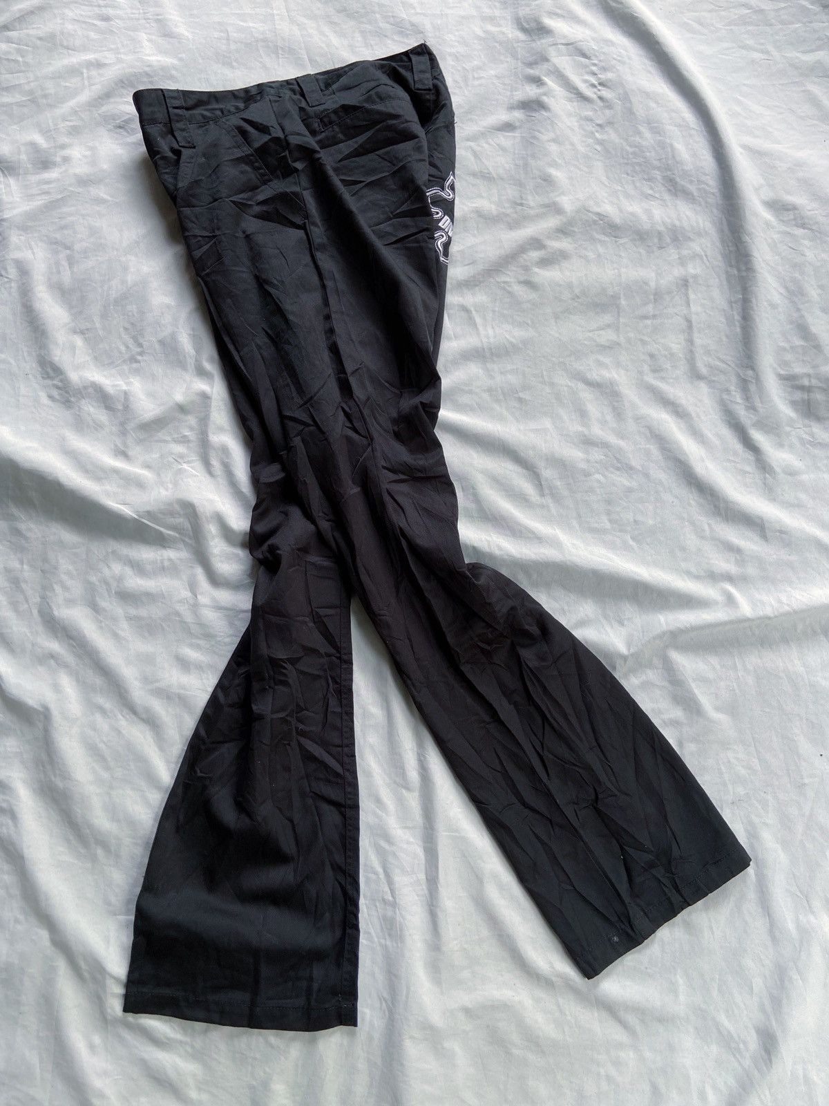 Le Grande Bleu (L.G.B.) JAPANESE DIVINER FLARED BALCK PANTS Size US 31 - 2 Thumbnail