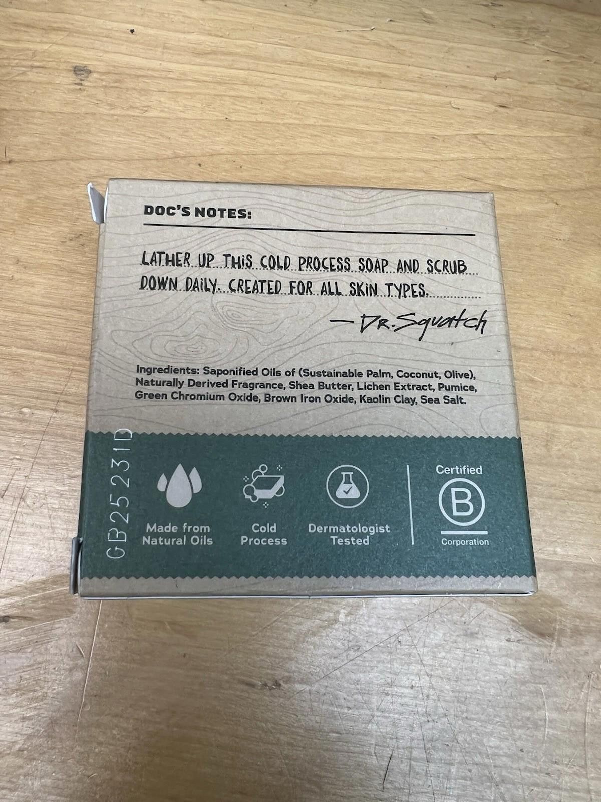 Other Dr Squatch Men's Natural Soap Sierra Storm 5 oz bar Size ONE SIZE - 7 Thumbnail