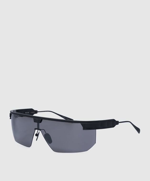 Balmain o1s1wg111025 Size: OS/Major Logo Sunglasses in Black Size ONE SIZE - 2 Thumbnail