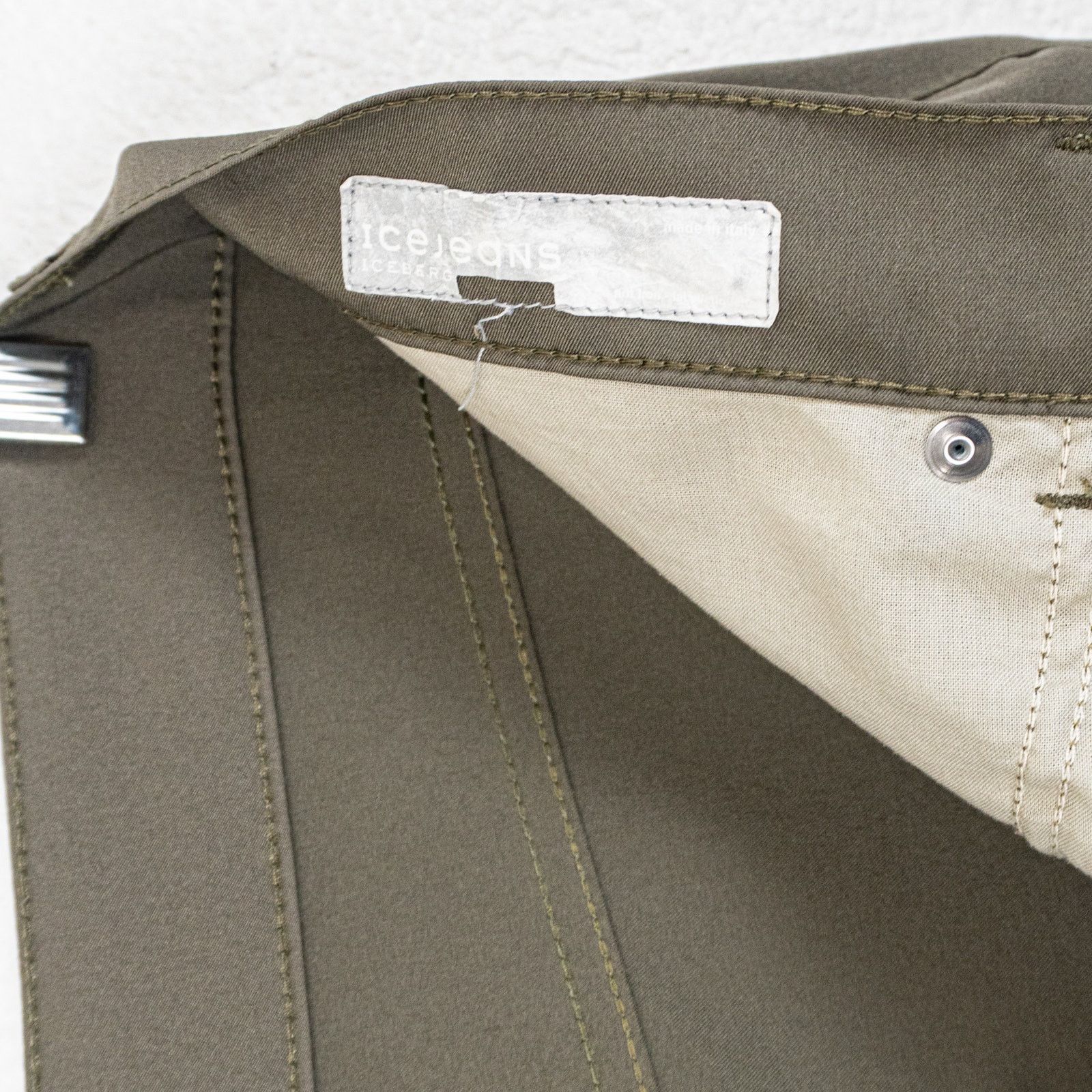 Iceberg Vintage Iceberg Ice Jean Italy Olive 5 pocket Pants size 38 Size US 38 / EU 54 - 10 Thumbnail