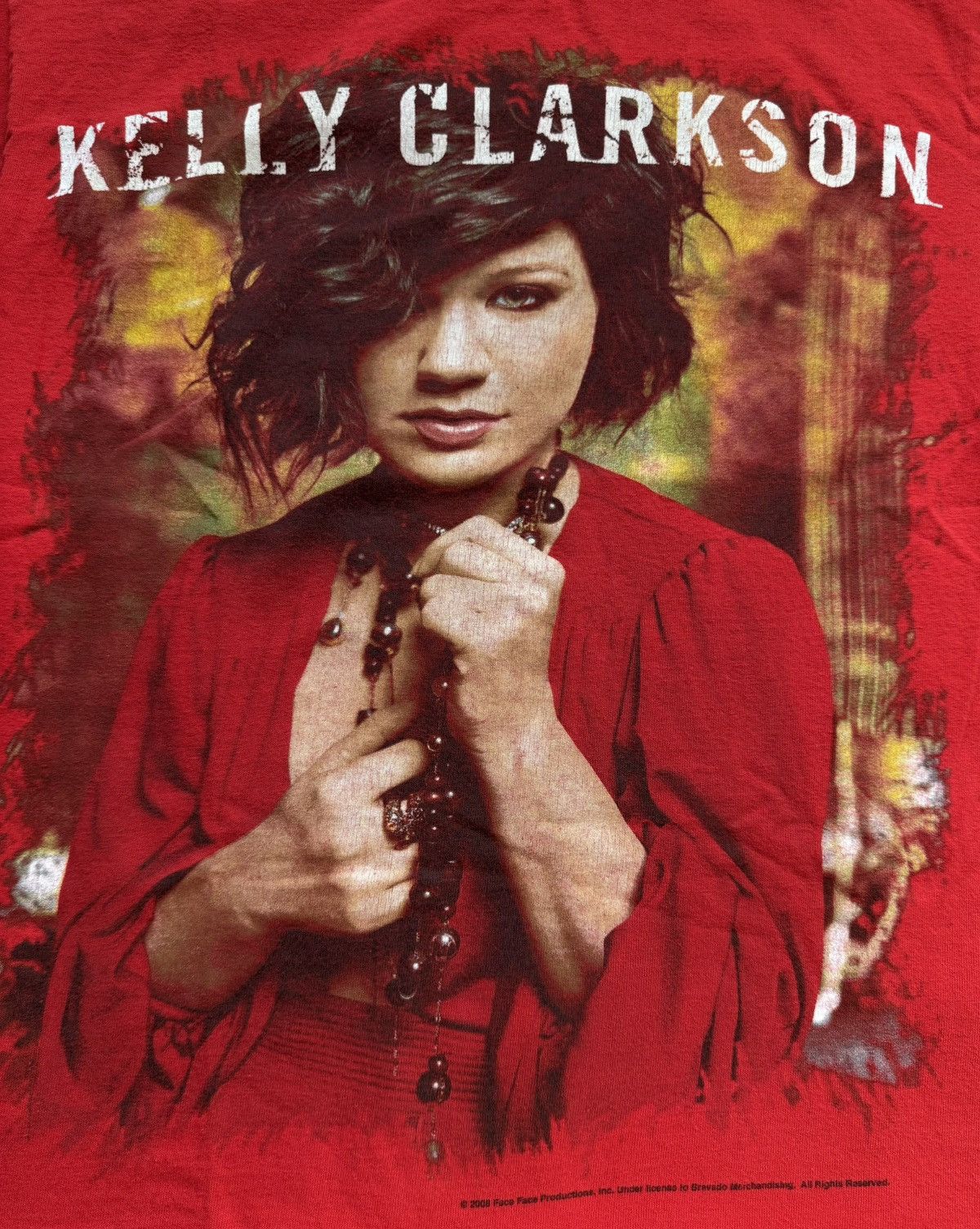 Band Tees Kelly Clarkson 2008 vintage rare official tour t-shirt Size US S / EU 44-46 / 1 - 5 Thumbnail