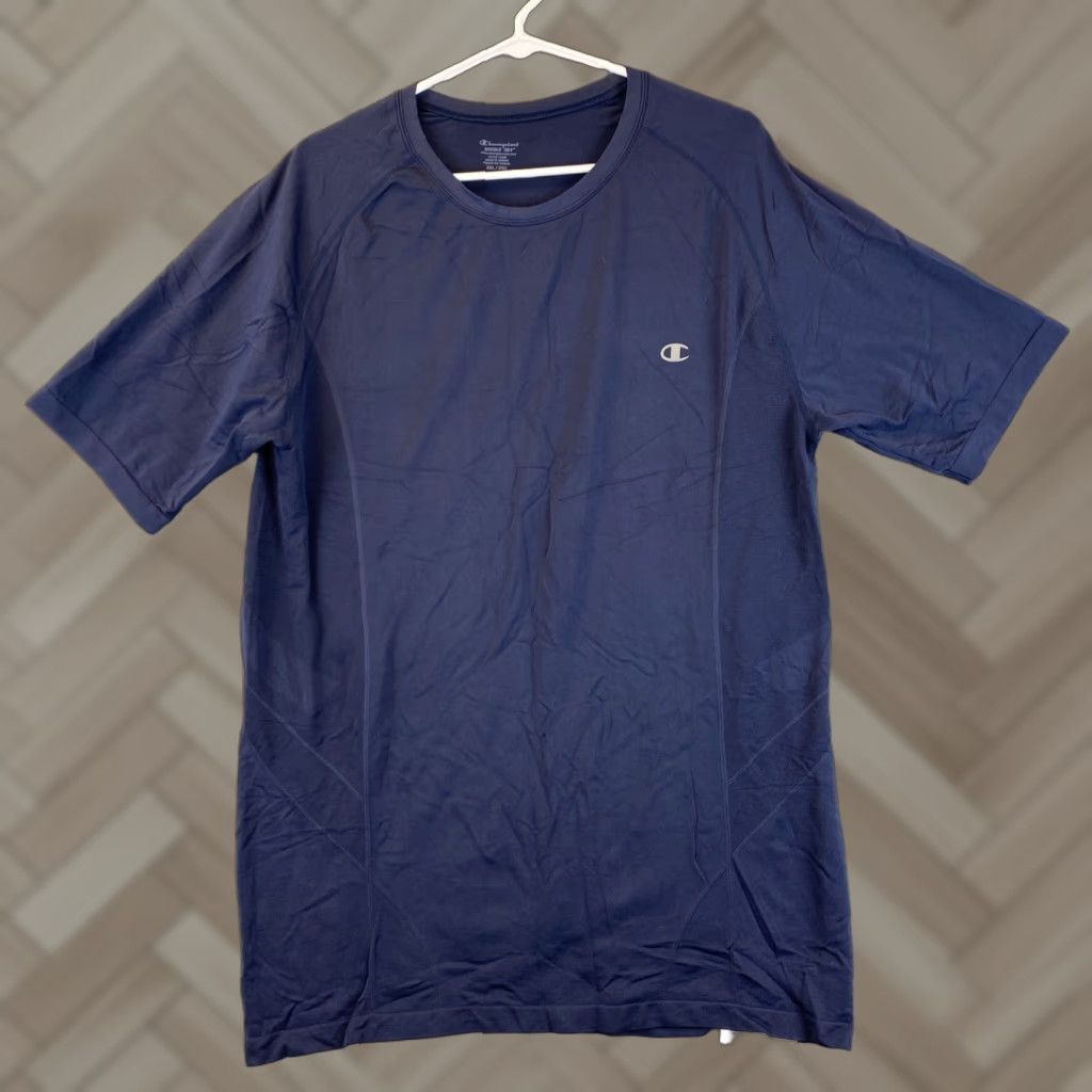 Champion Champion Dri-Fit T-Shirt Men Short Sleeve 3 Training XXL Navy 51-19 Size US XXL / EU 58 / 5 - 1 Thumbnail