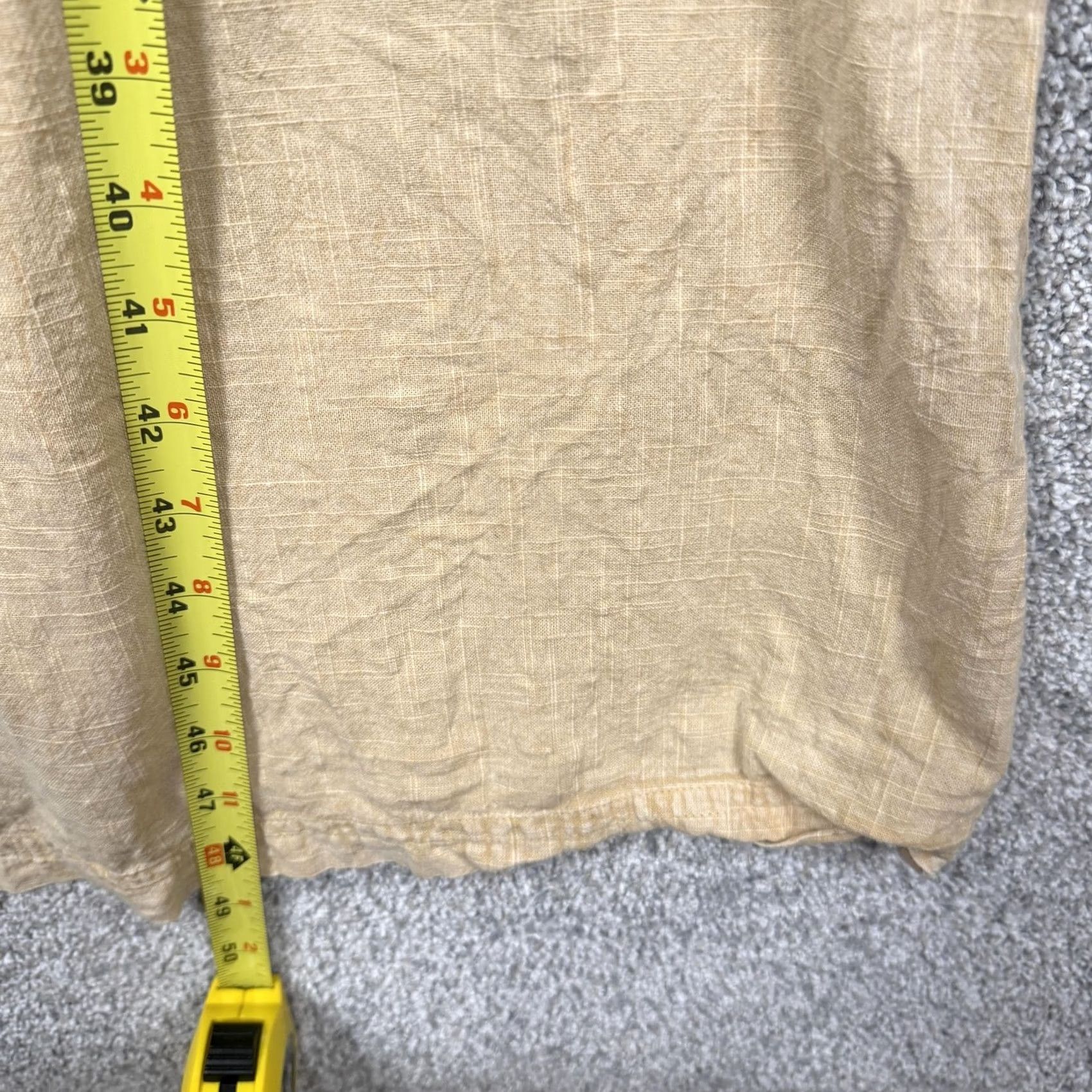 Vintage VINTAGE Design Tropicus T-Shirt Dress Womens 1X Plus Beige Flamingo Pocket Graphic 90s Beach Resort Casual Travel Size XL / US 12-14 / IT 48-50 - 7 Thumbnail