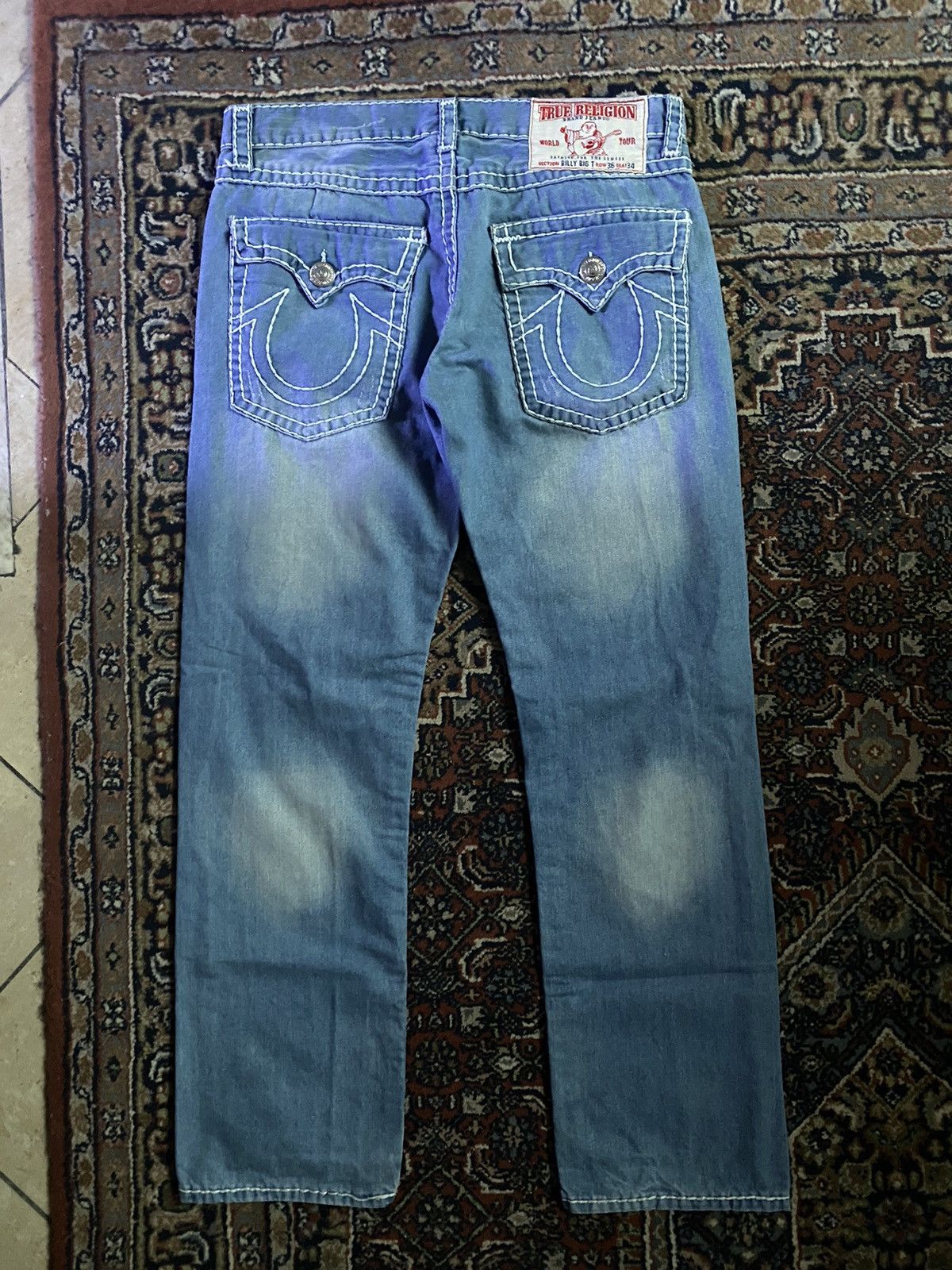 Image of Made In USA x True Religion Jeans in Blue, Men's (Size 36)